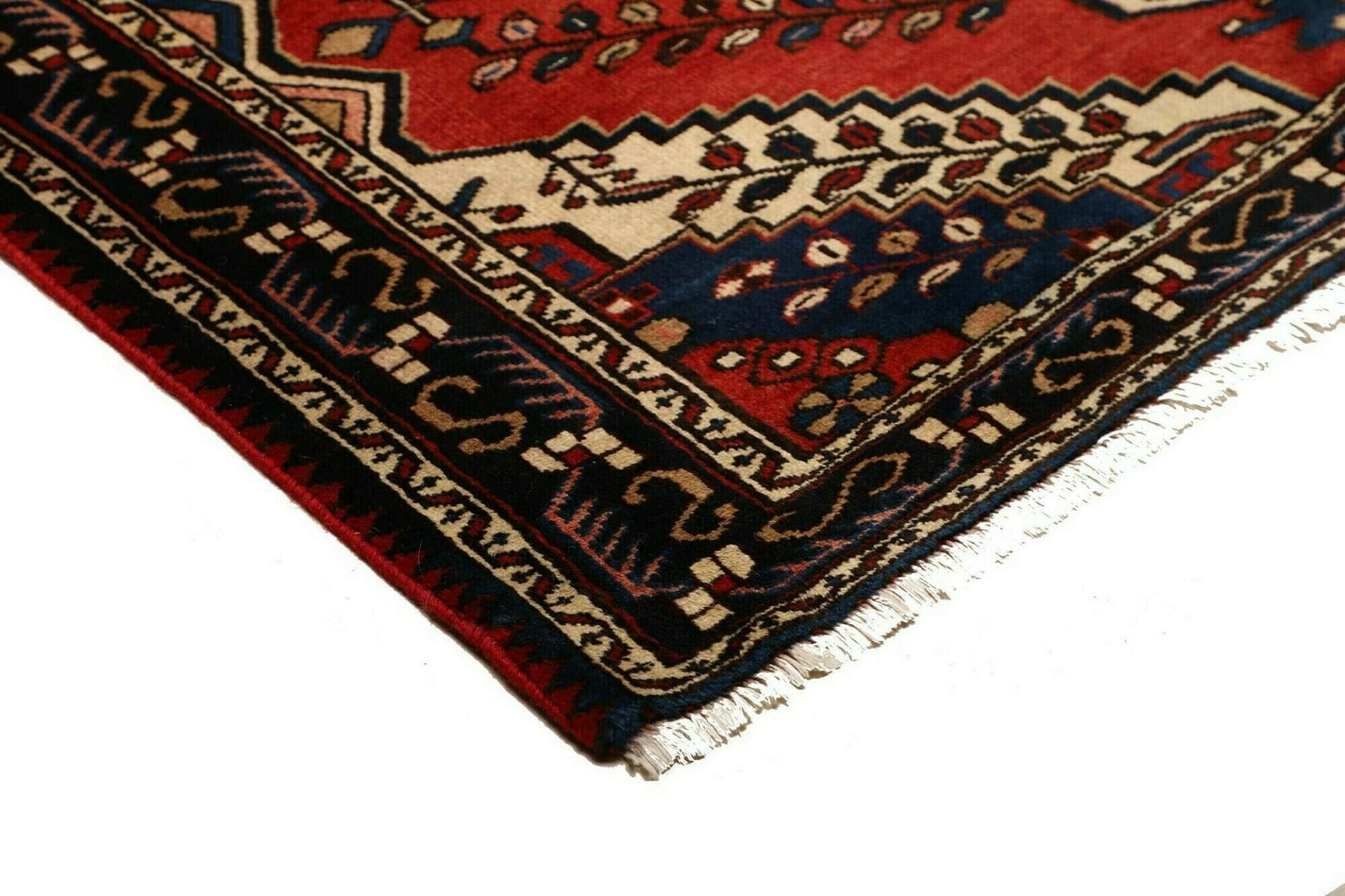 Handgeknüpfter Hamadan Perserteppich 153 × 201 cm