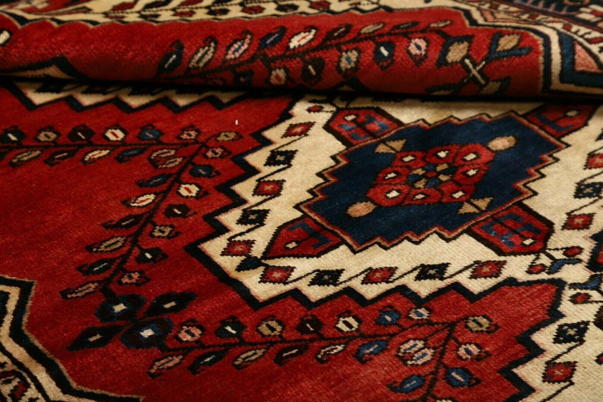 Handgeknüpfter Hamadan Perserteppich 153 × 201 cm