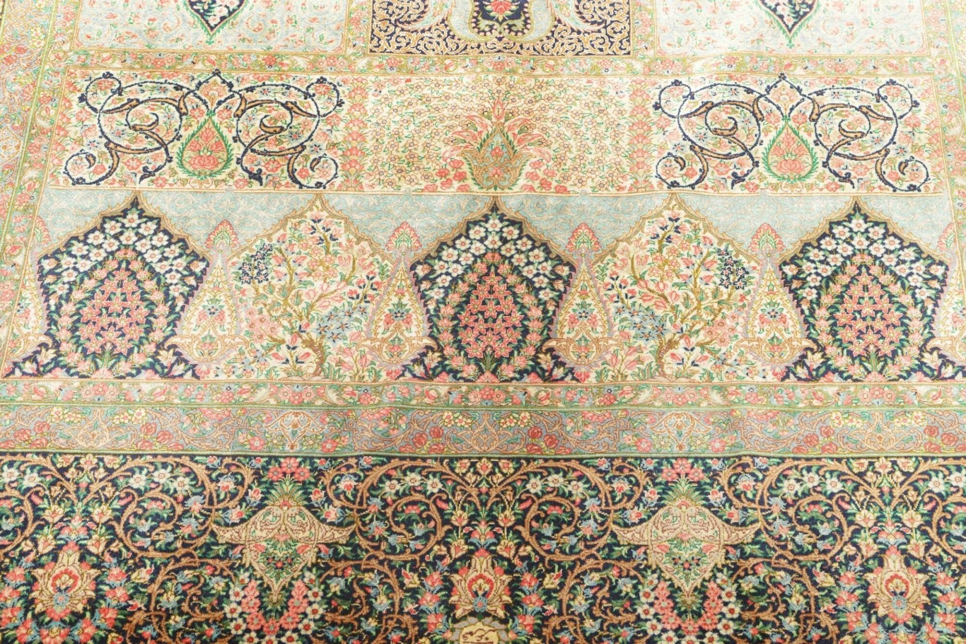 Handgeknüpfter Ghom Perserteppich 142 × 200 cm