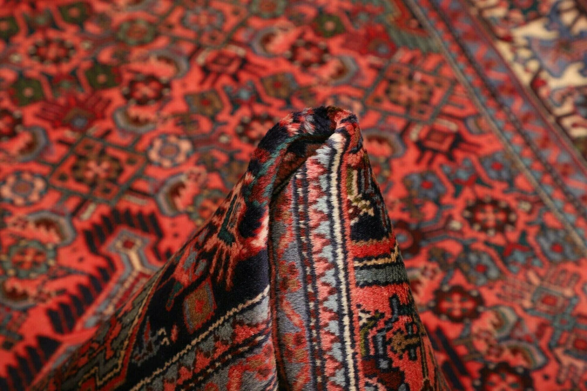 Handgeknüpfter Hamadan Herati Perserteppich 133 × 190 cm