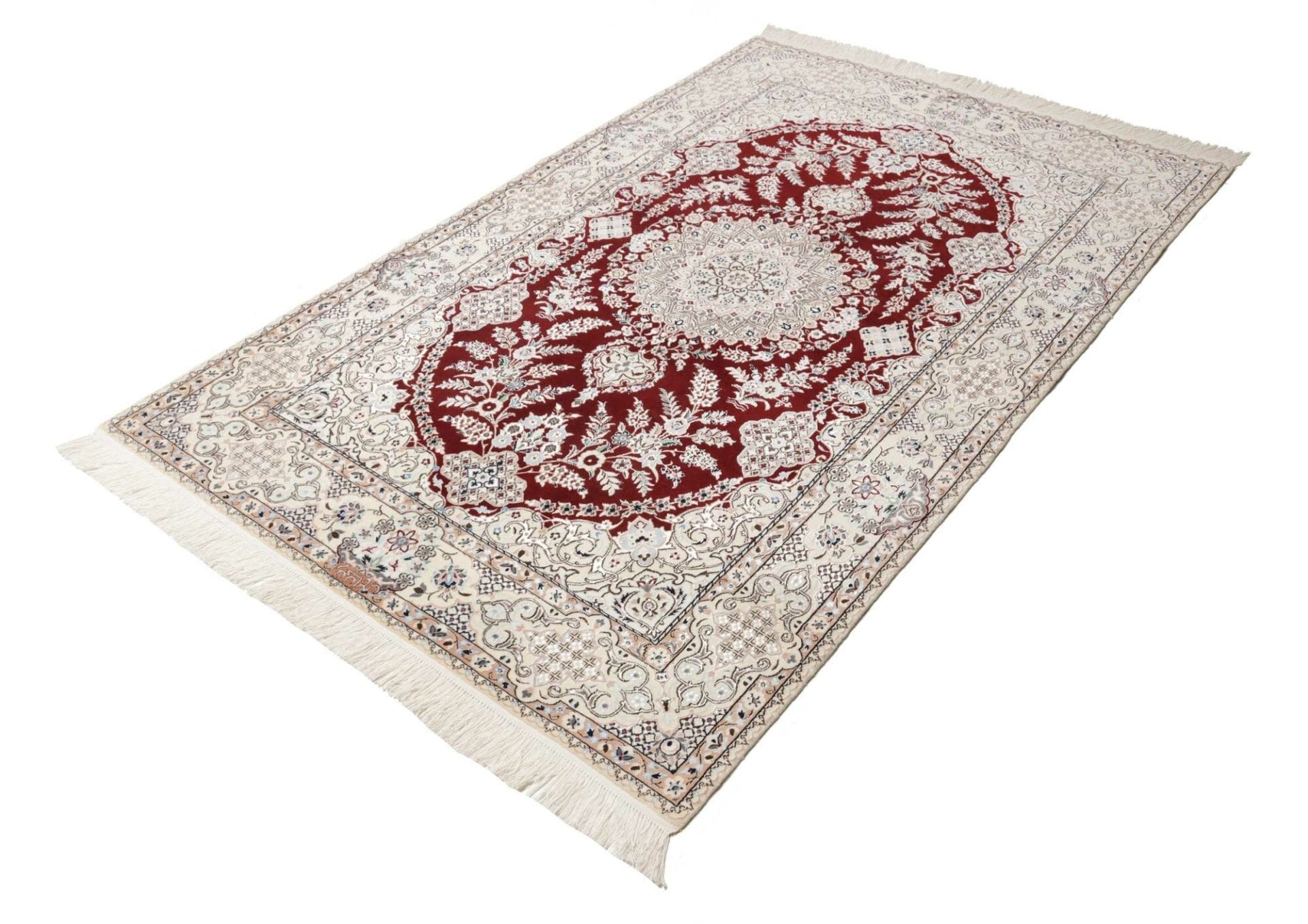 Nain Perserteppich aus Iran, 129 × 201 cm