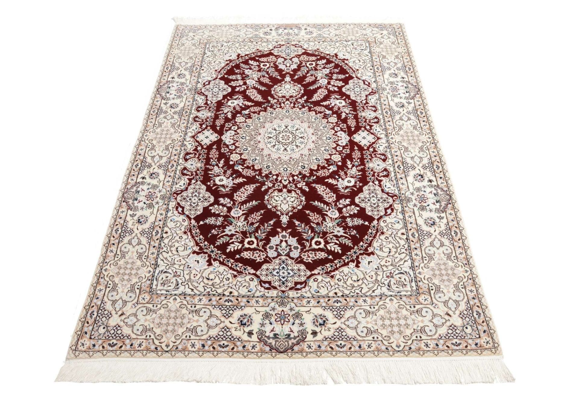 Nain Perserteppich aus Iran, 129 × 201 cm