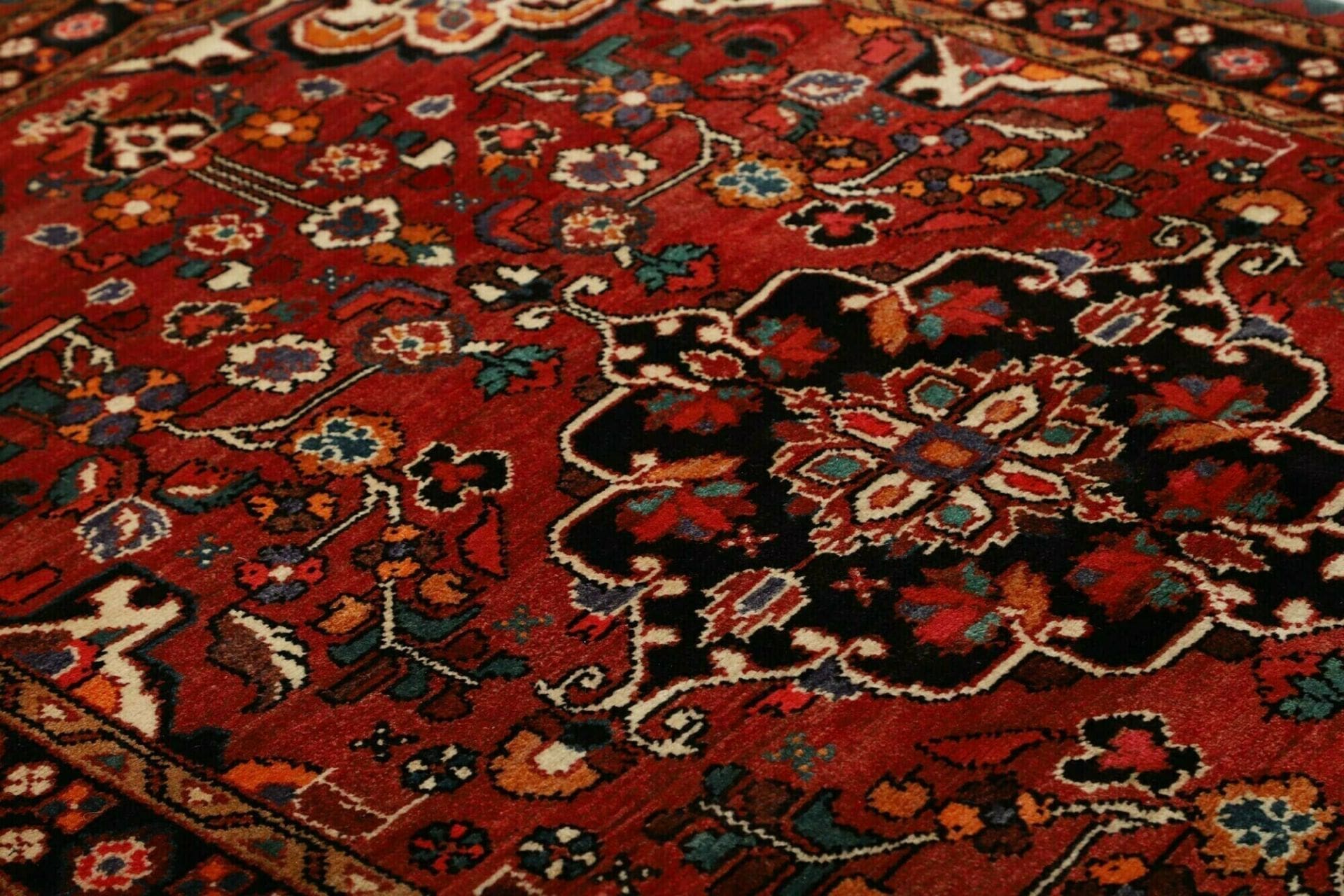 Handgeknüpfter Hamadan Herati Perserteppich 128 × 204 cm