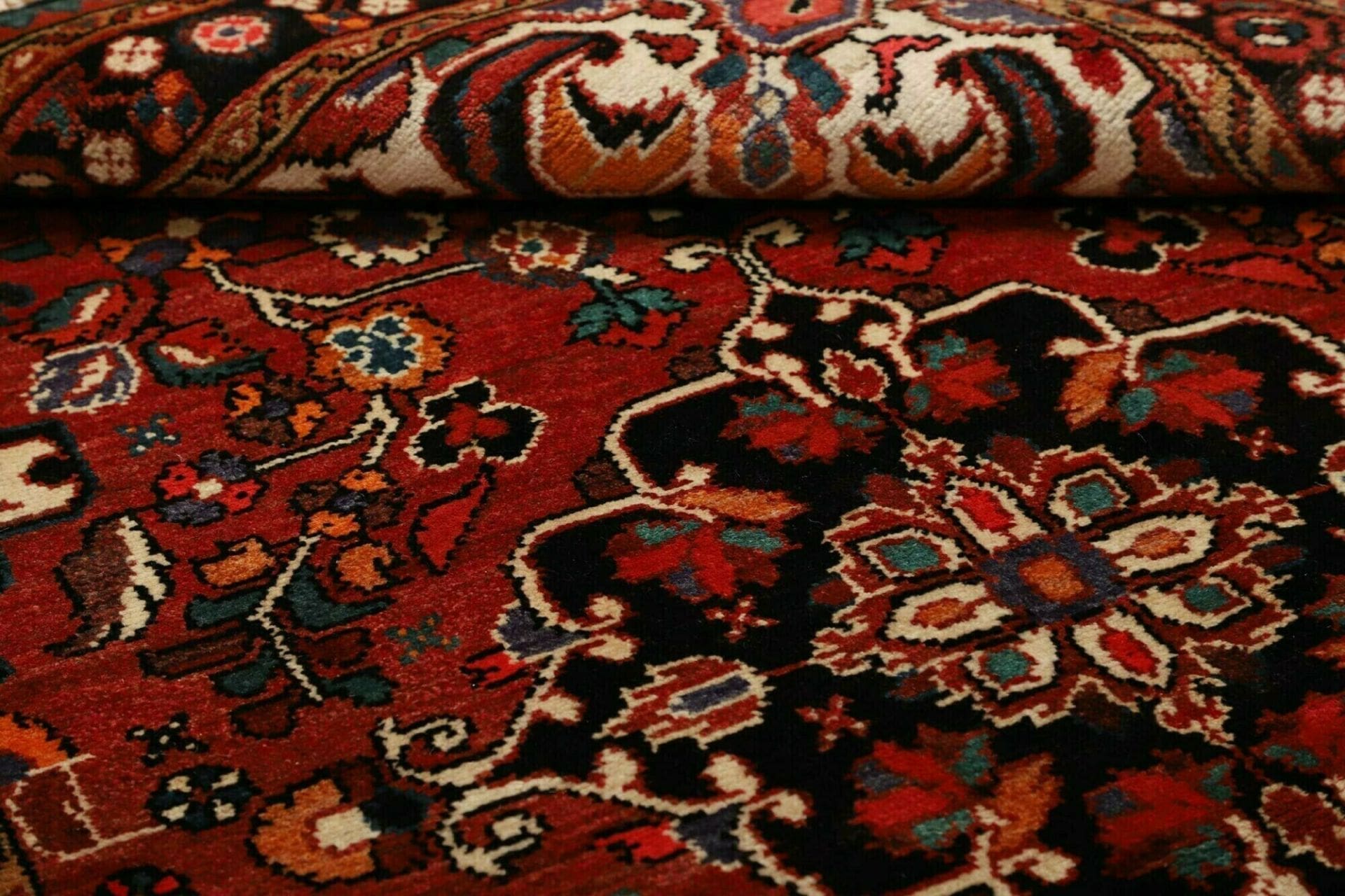 Handgeknüpfter Hamadan Herati Perserteppich 128 × 204 cm