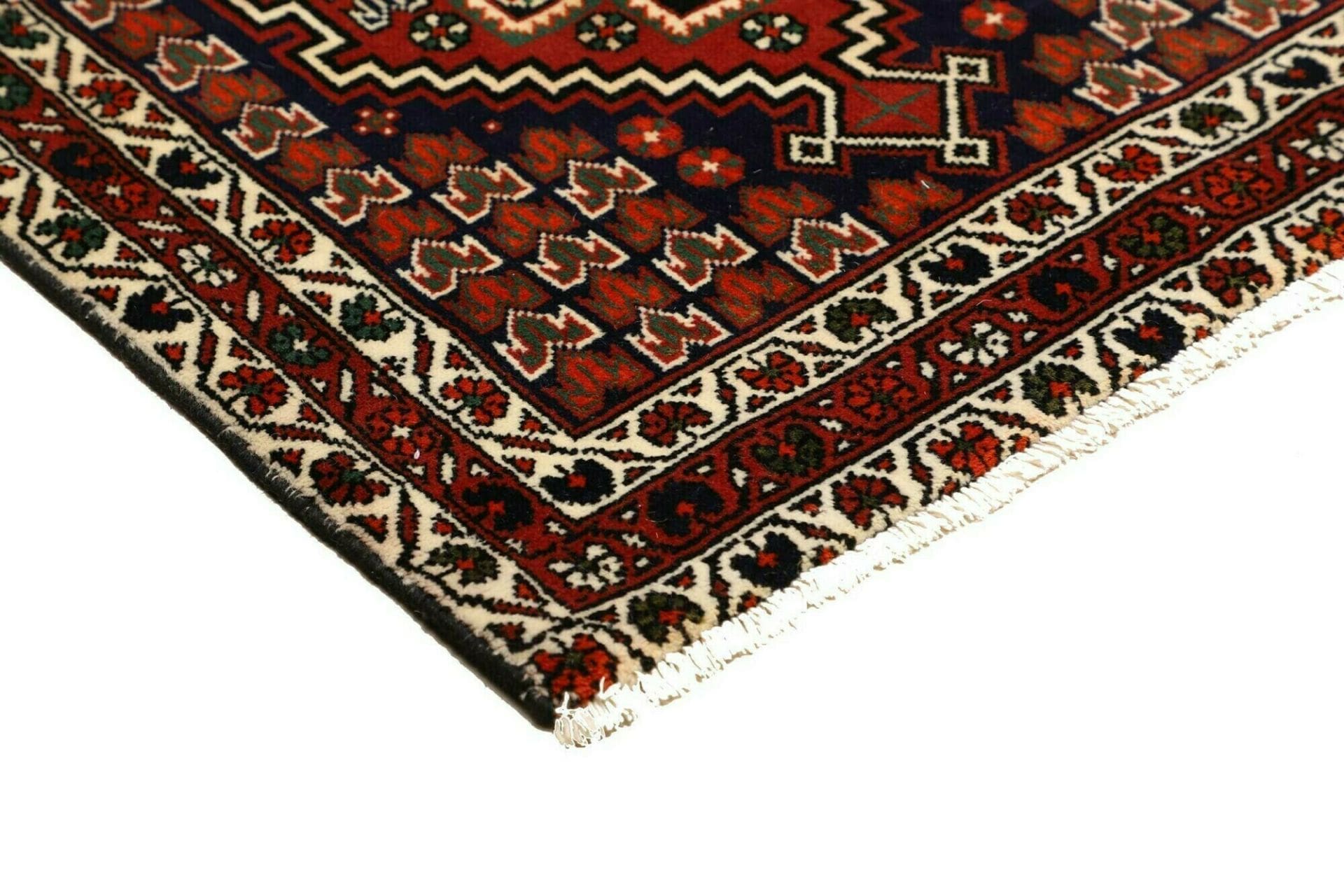 Handgeknüpfter Hamadan Herati Perserteppich 135 × 180 cm