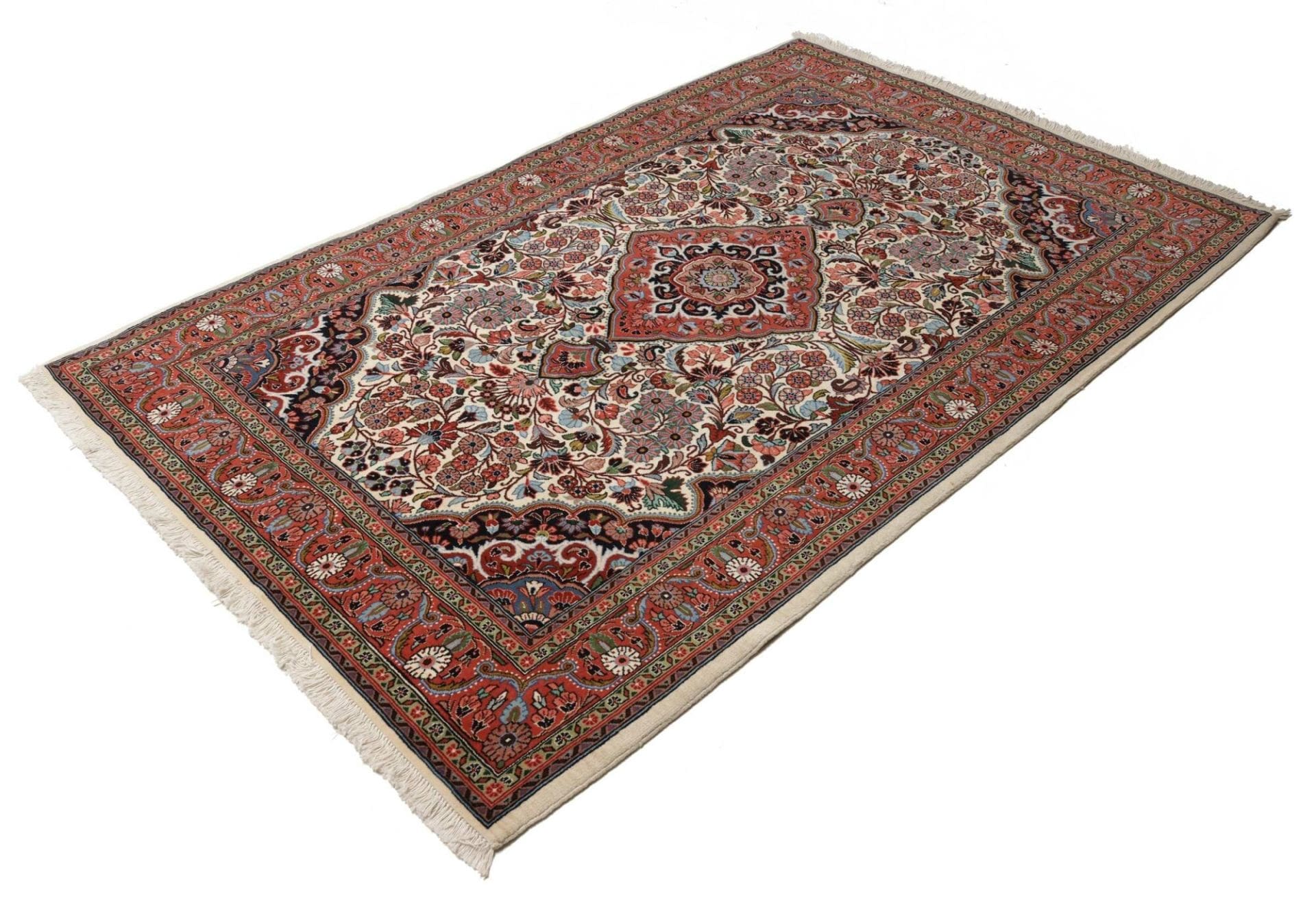 Sarough Farahan Perserteppich 140 × 215 cm aus Wolle, handgeknüpft