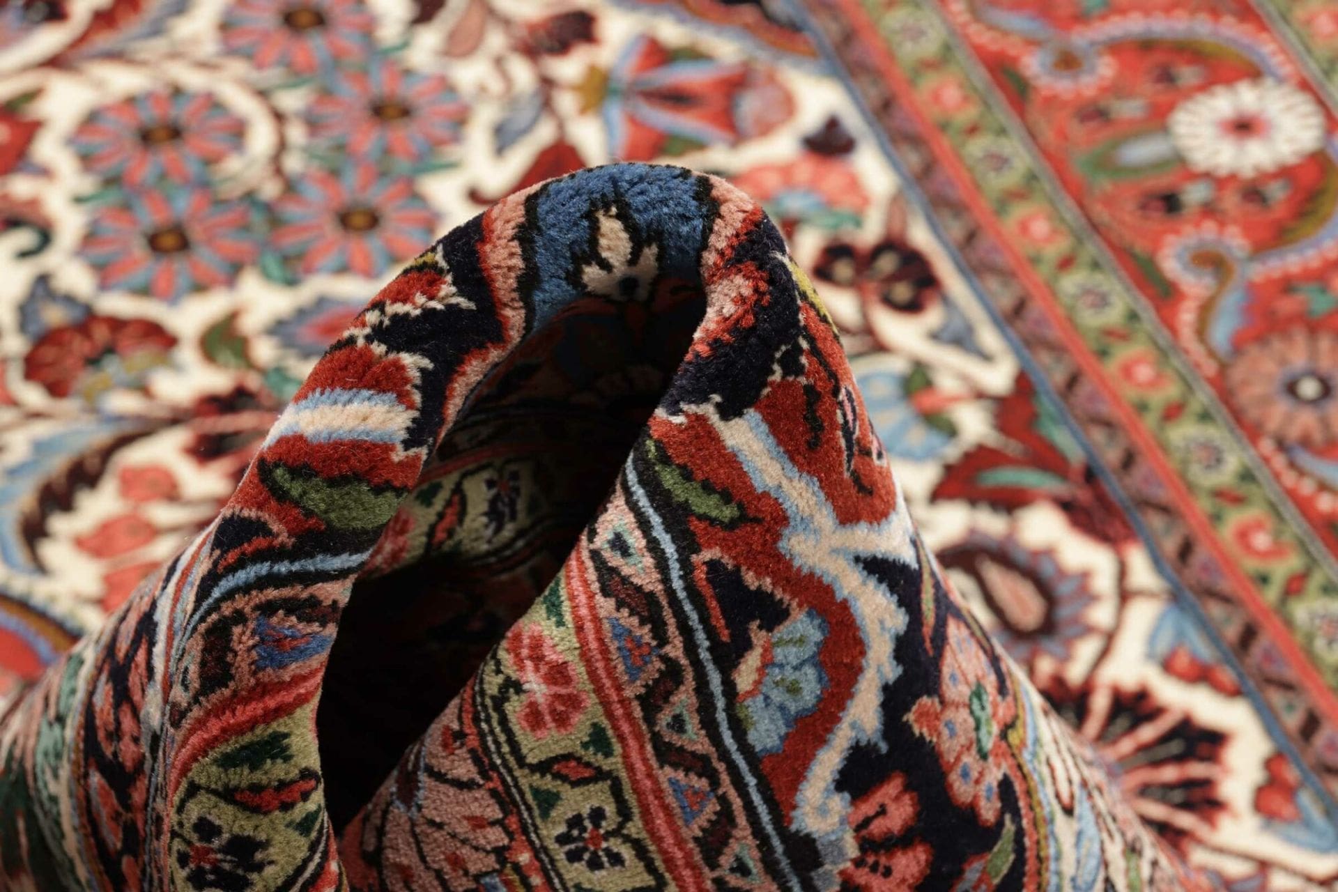 Sarough Farahan Perserteppich 140 × 215 cm aus Wolle, handgeknüpft