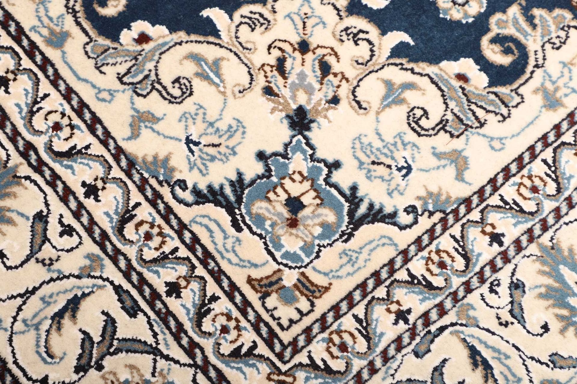 Handgeknüpfter Nain Perserteppich, 155 × 204 cm, Wolle