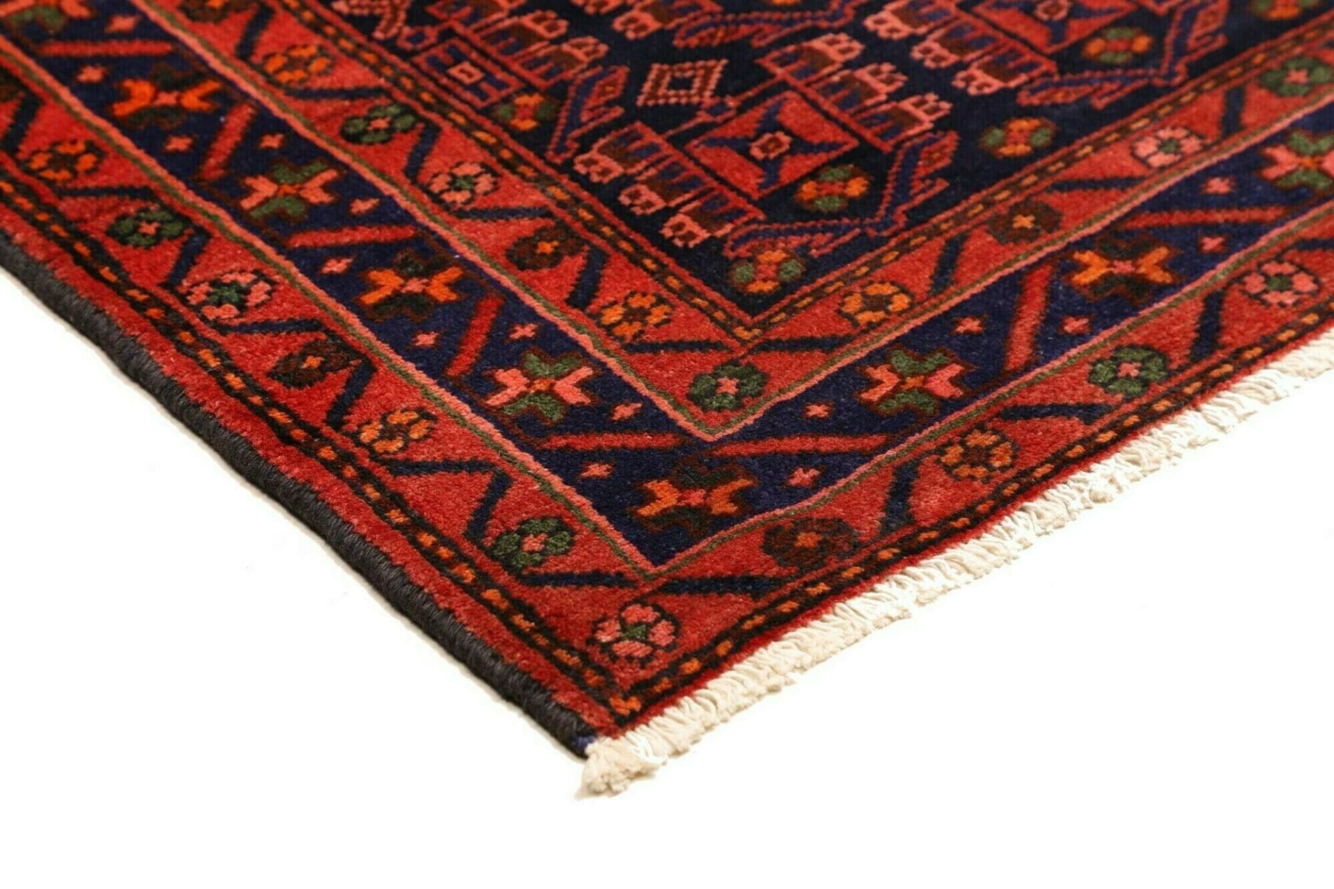 Hamadan Perserteppich 146 × 200 cm aus Wolle, handgeknüpft
