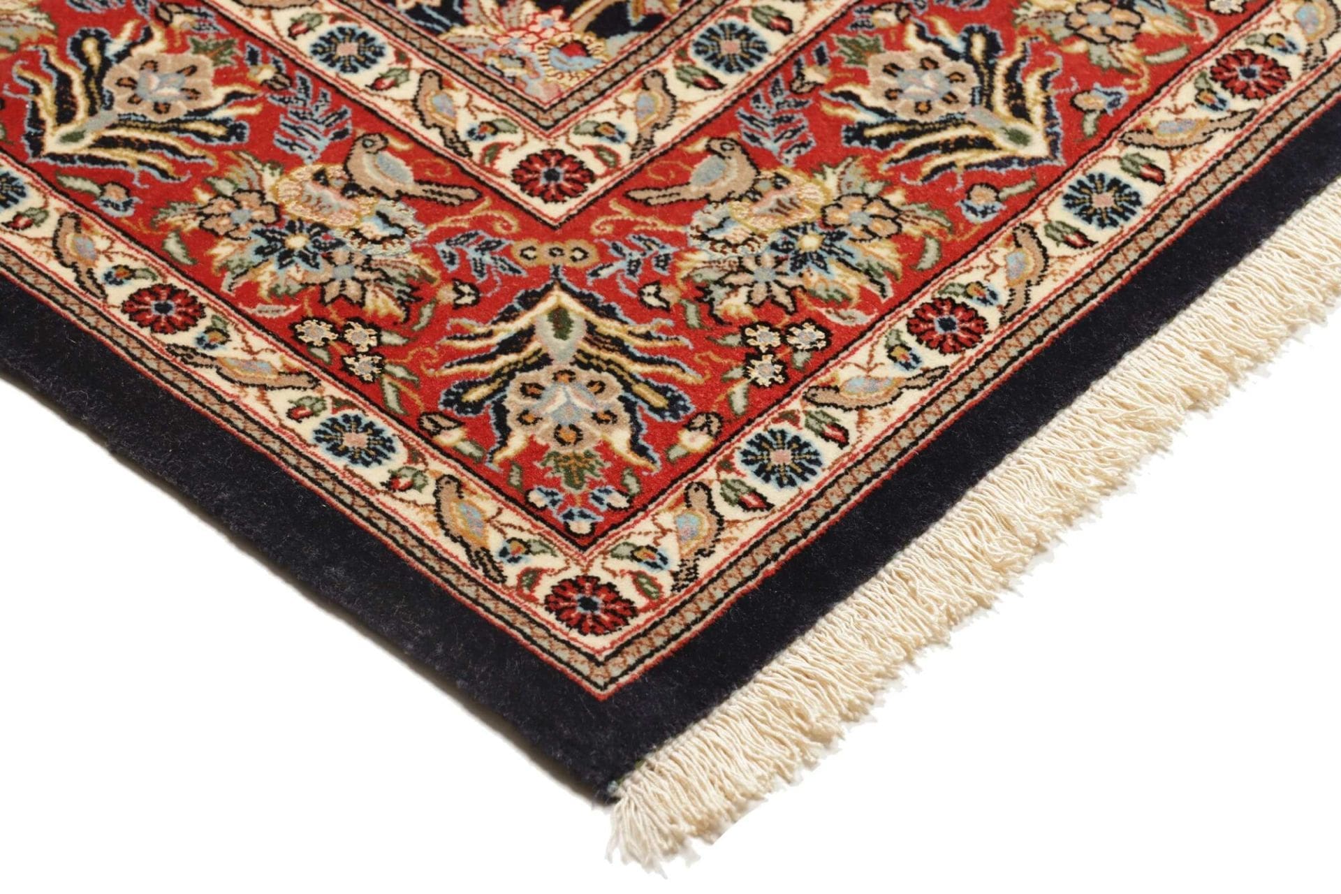 Isfahan Perserteppich aus Iran, 137 × 202 cm