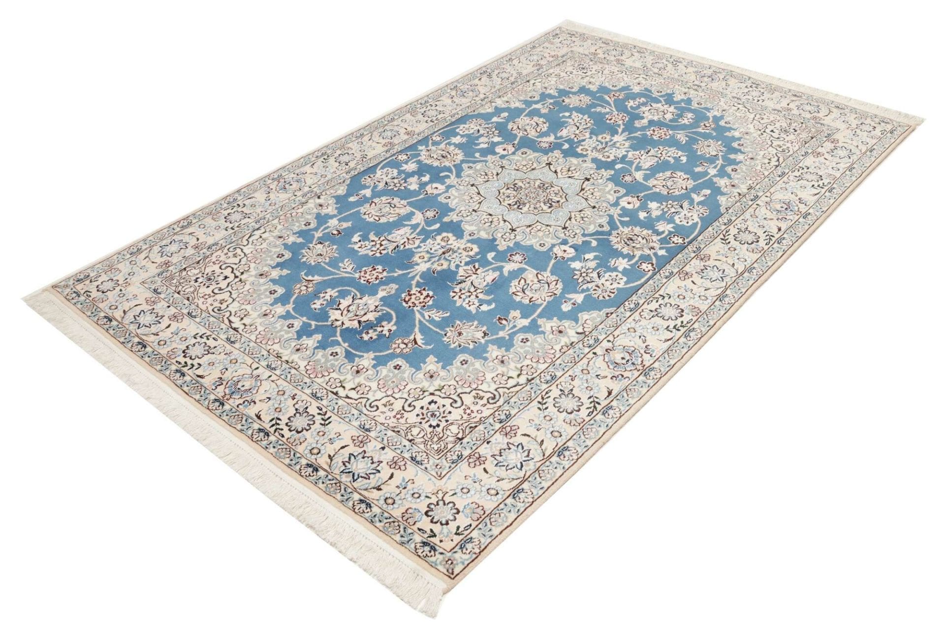 Handgeknüpfter Nain Perserteppich 140 × 214 cm