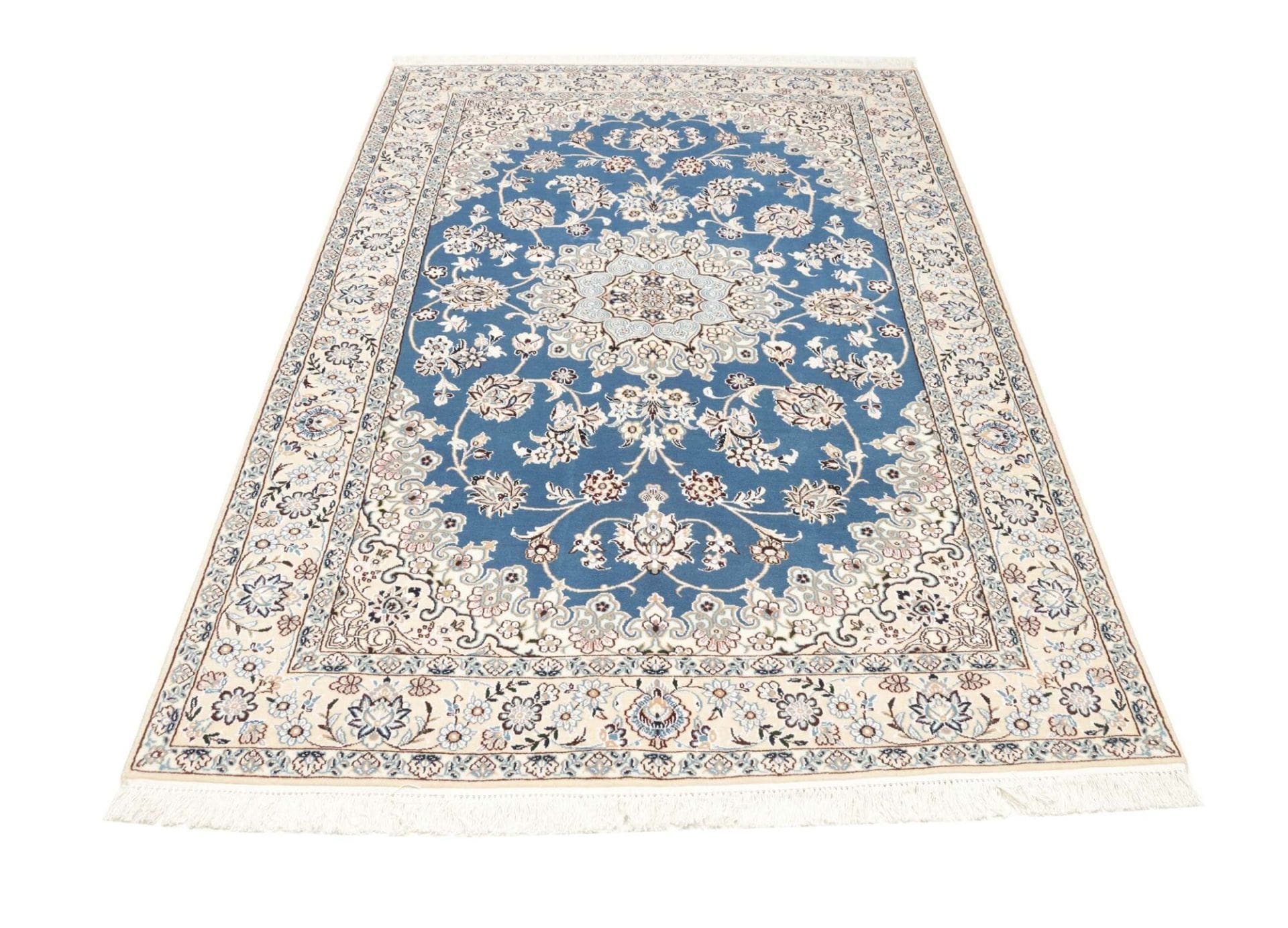 Handgeknüpfter Nain Perserteppich 140 × 214 cm