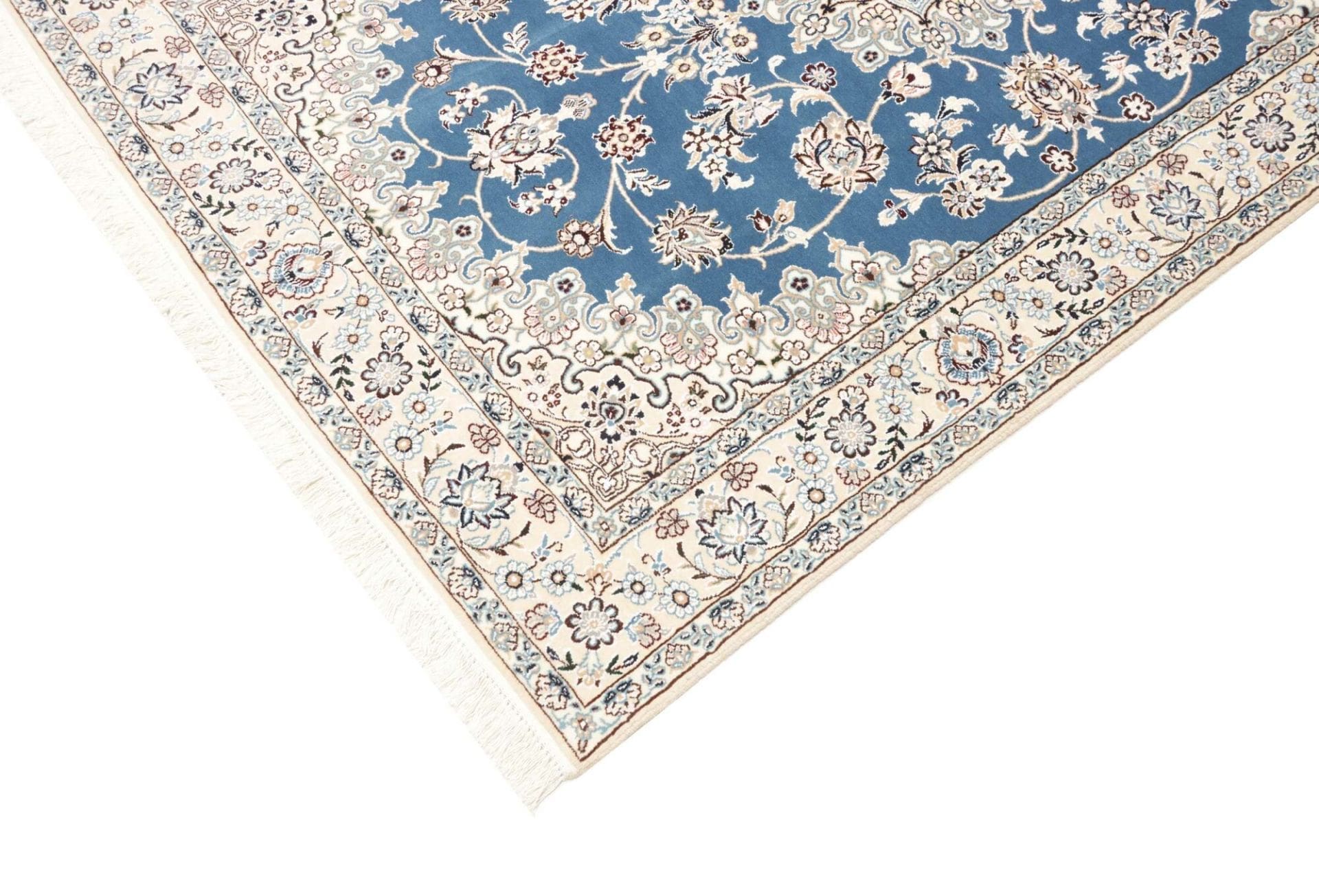Handgeknüpfter Nain Perserteppich 140 × 214 cm