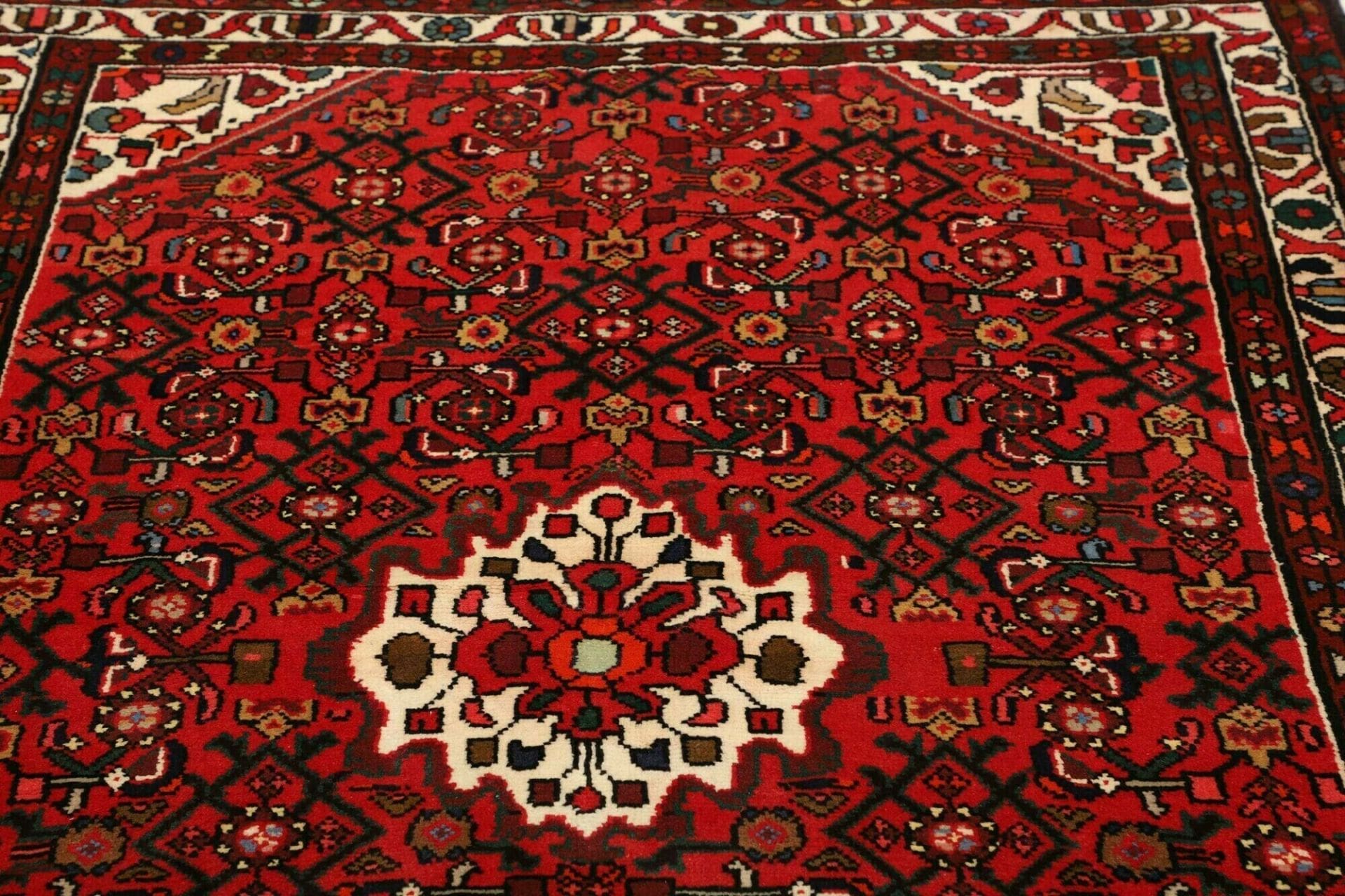 Hamadan Herati Perserteppich aus Iran, 141 × 190 cm