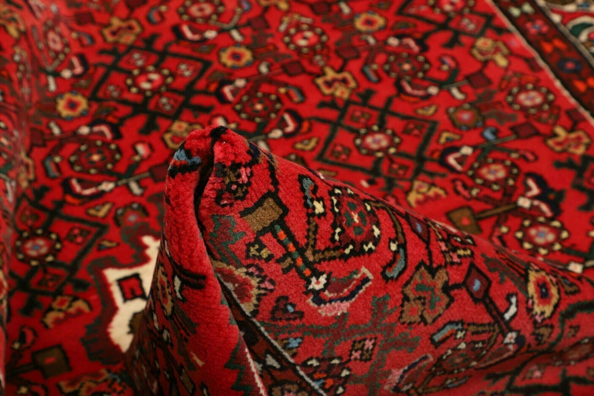 Hamadan Herati Perserteppich aus Iran, 141 × 190 cm