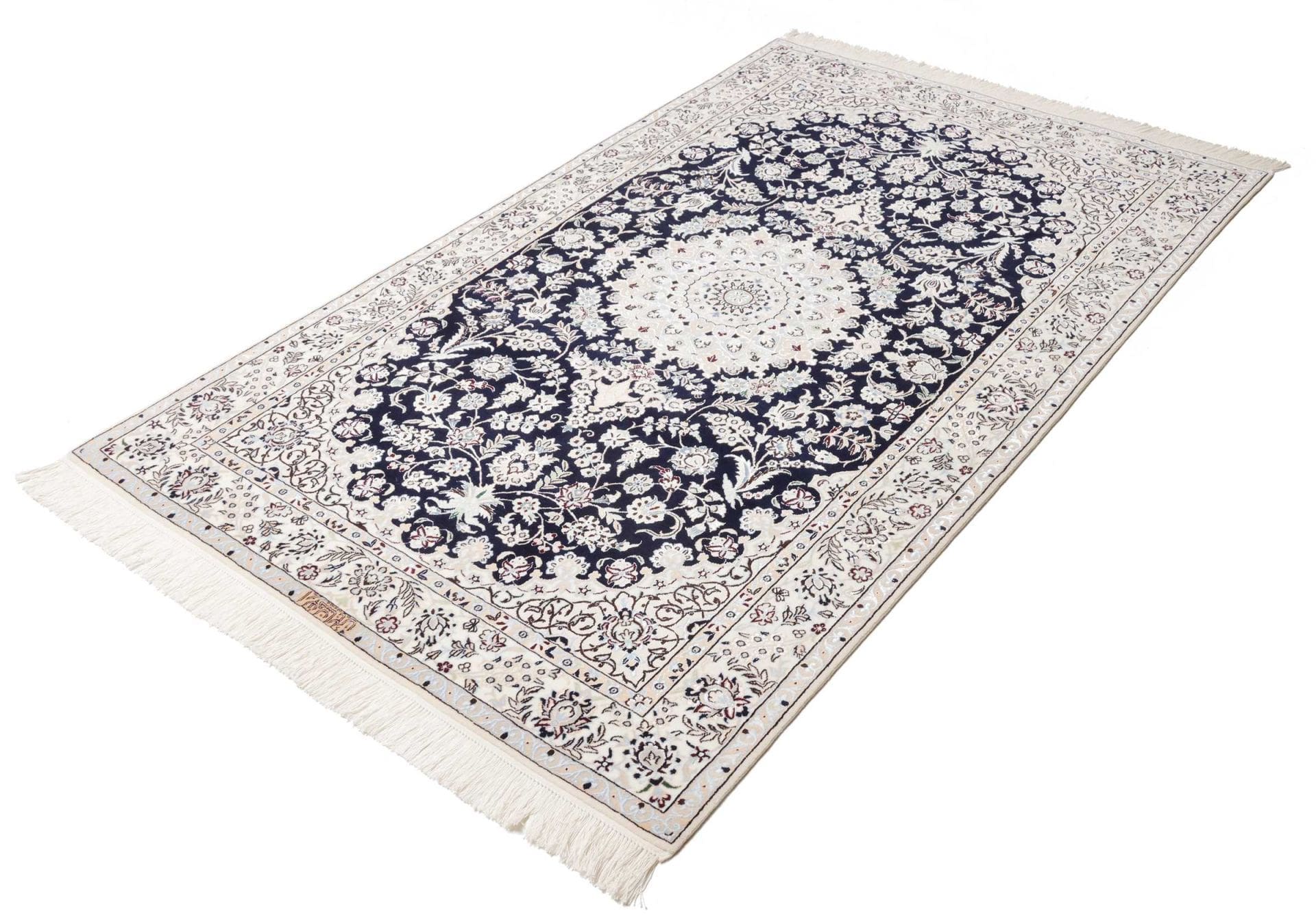 Nain Perserteppich 123 × 195 cm aus Wolle, handgeknüpft