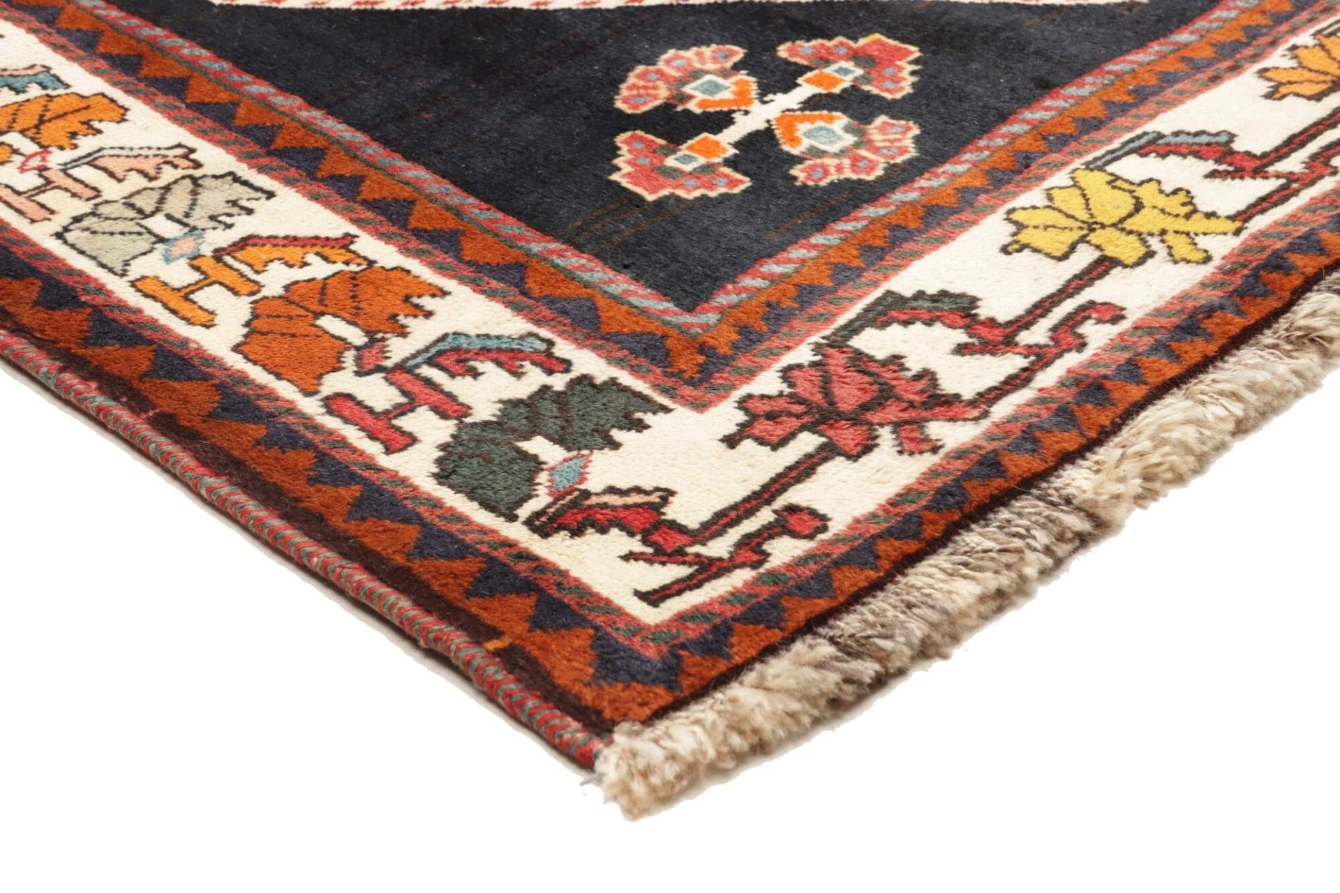 Qashqai Perserteppich 153 × 206 cm aus Wolle, handgeknüpft
