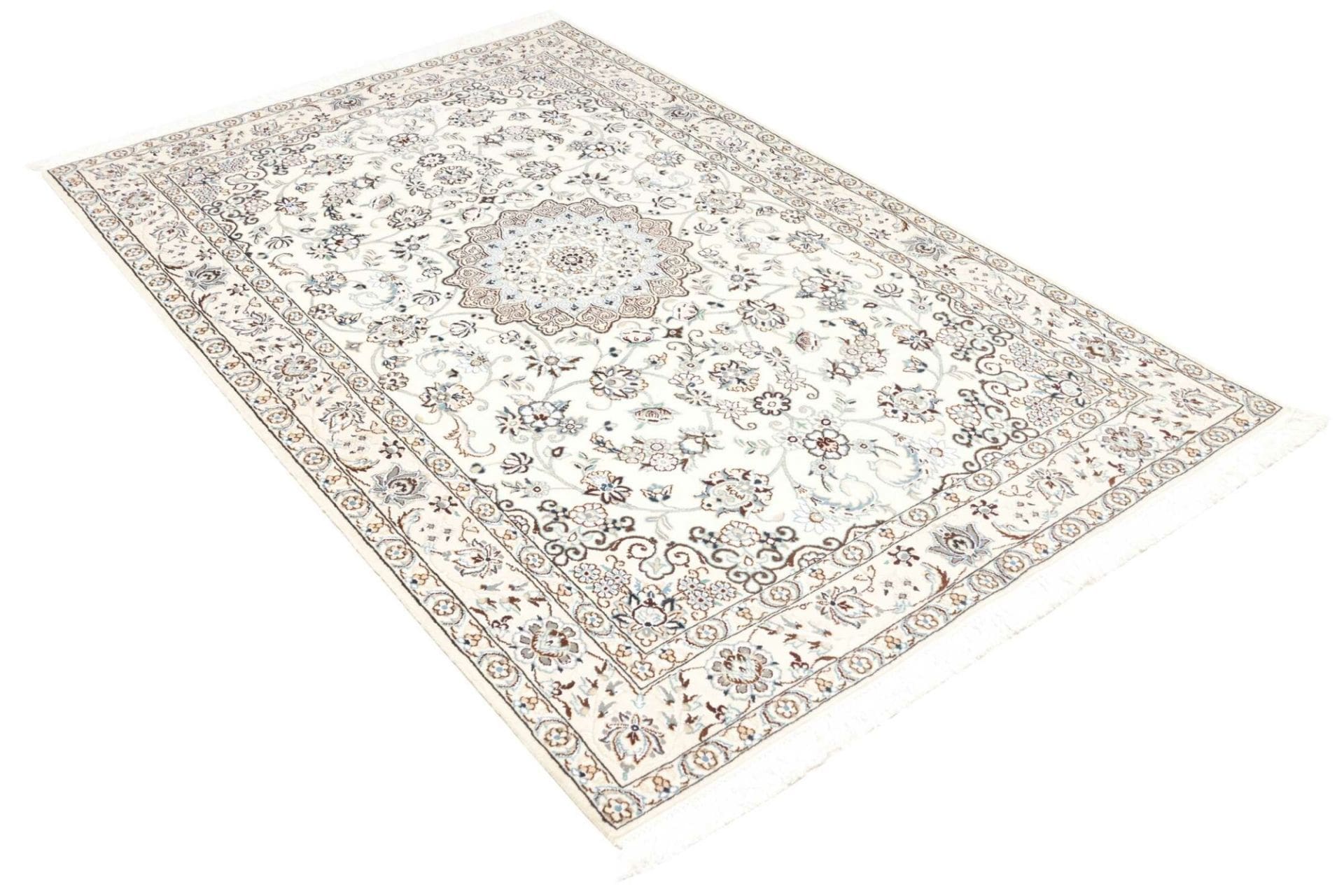 Nain Perserteppich 138 × 210 cm aus Wolle, handgeknüpft