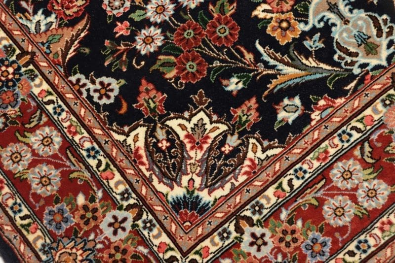 Isfahan Perserteppich aus Iran, 105 × 145 cm