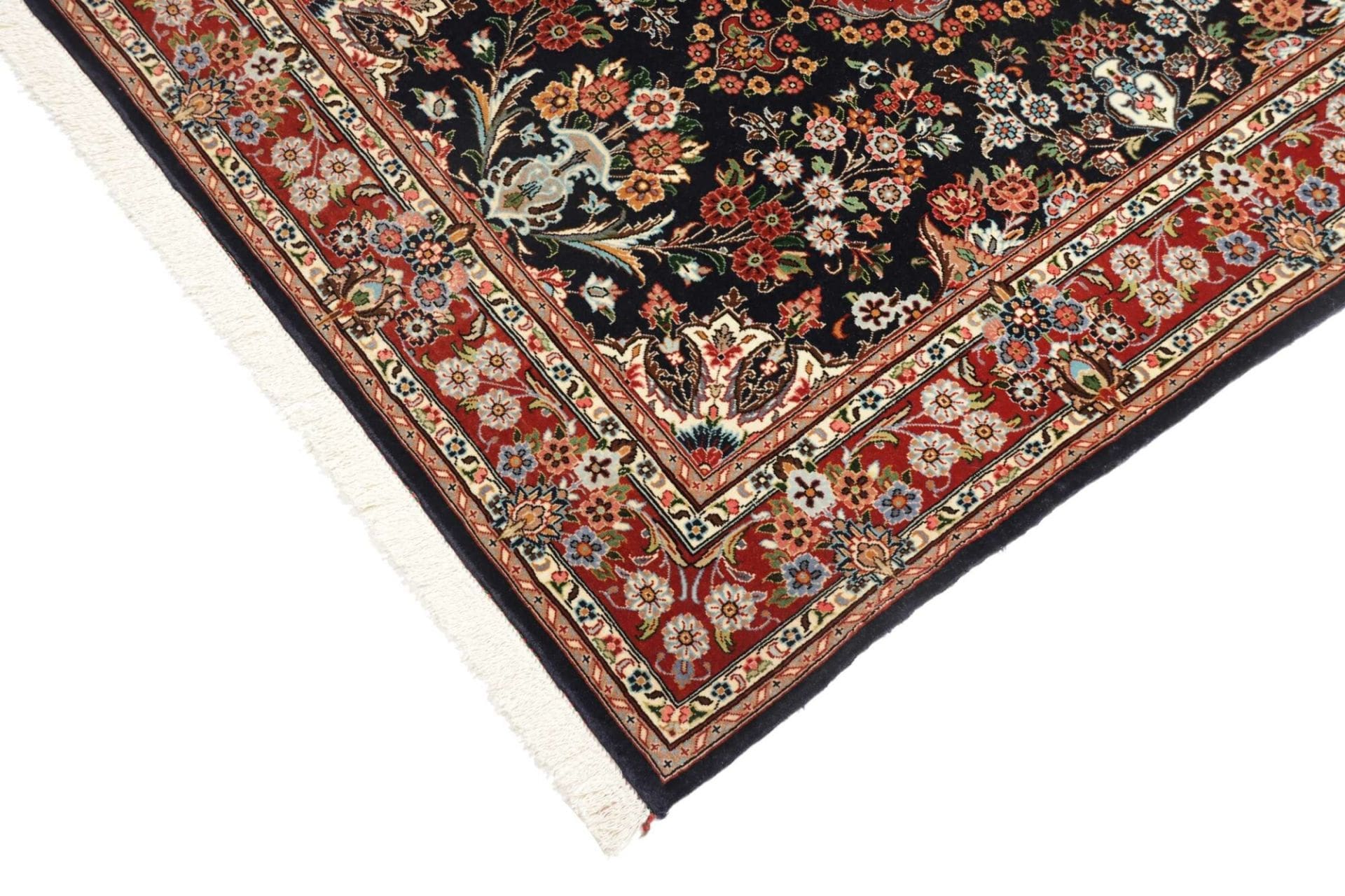 Isfahan Perserteppich aus Iran, 105 × 145 cm