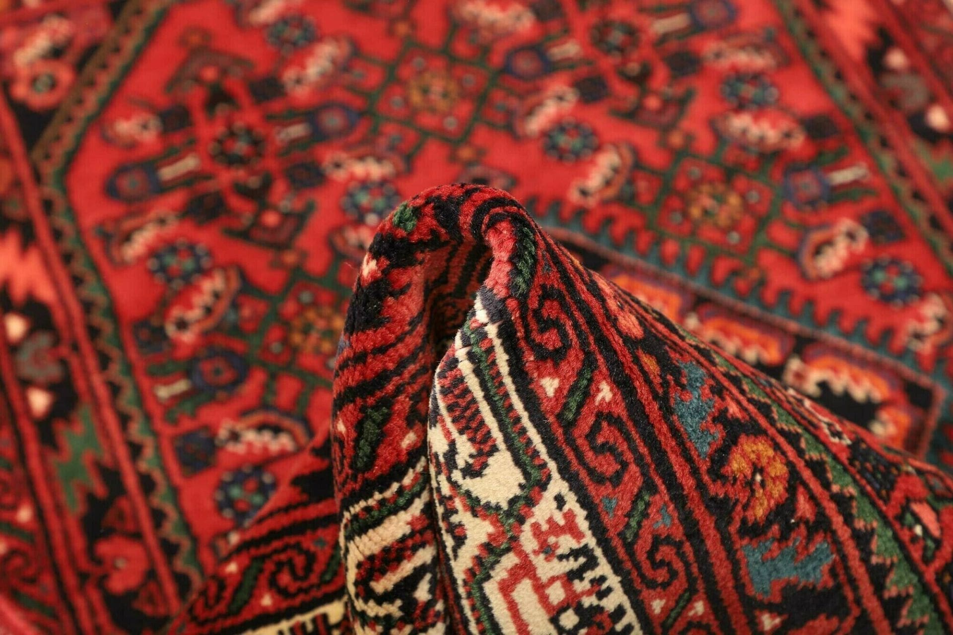 Hamadan Herati Perserteppich aus Iran, 106 × 156 cm