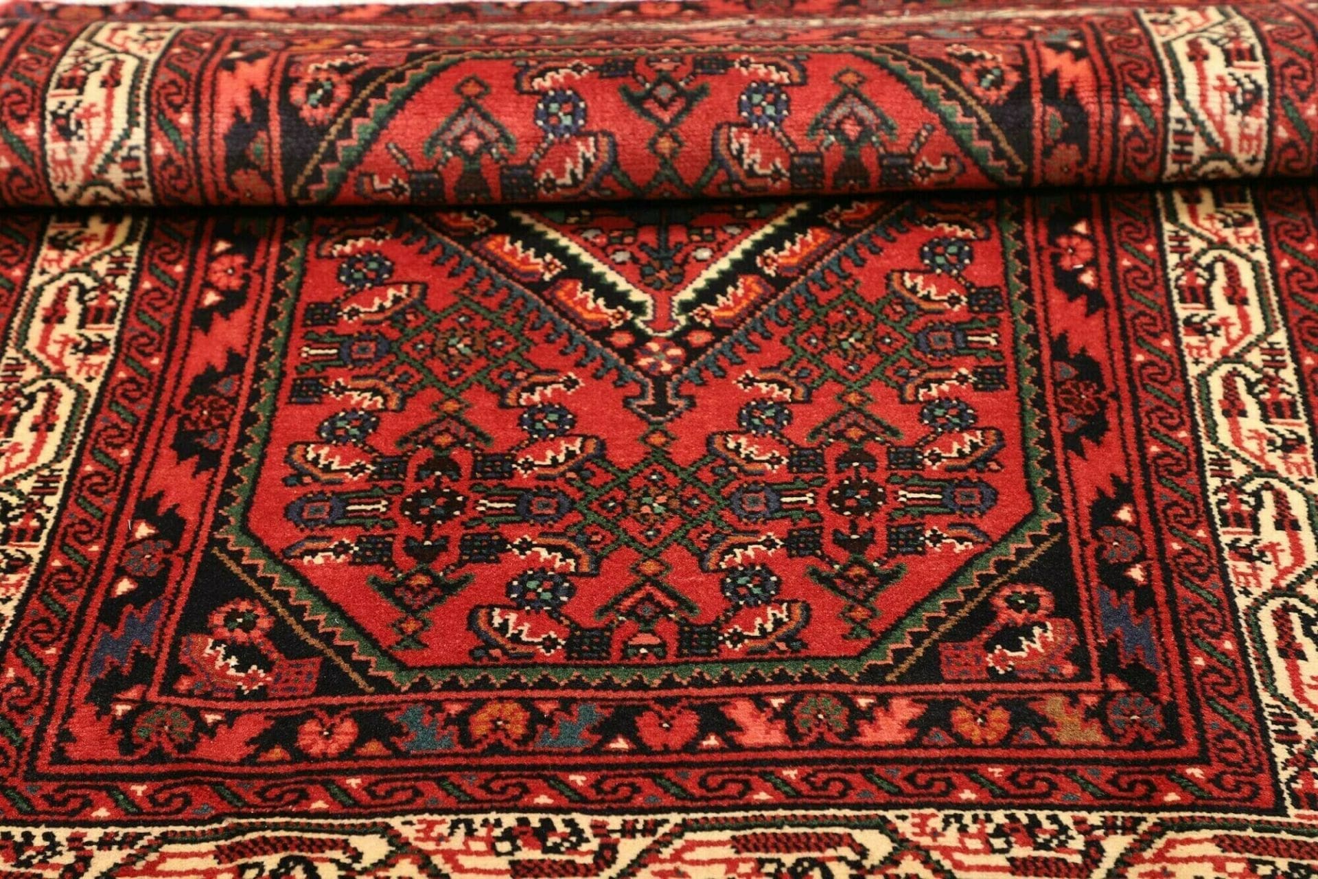Hamadan Herati Perserteppich aus Iran, 106 × 156 cm