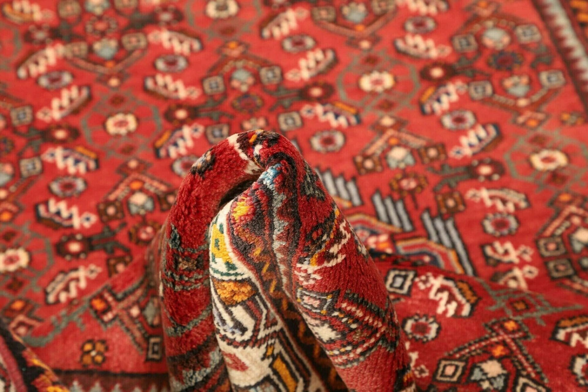 Hamadan Herati Perserteppich aus Iran, 105 × 140 cm