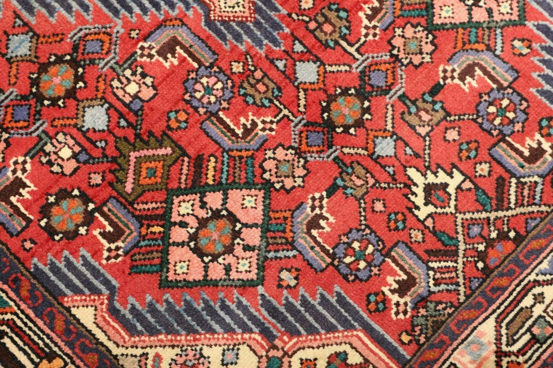 Handgeknüpfter Hamadan Perserteppich 103 × 158 cm