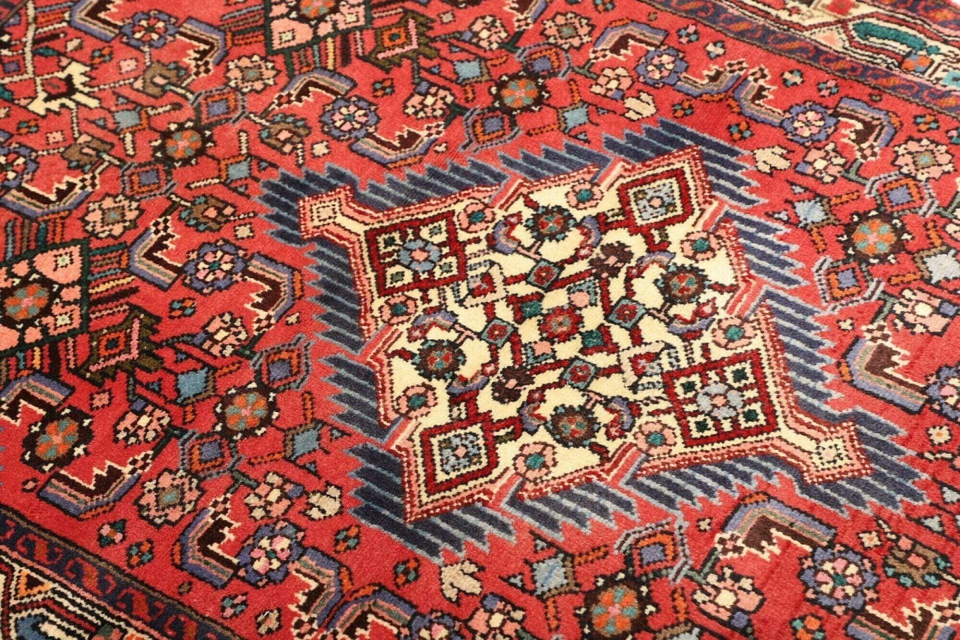 Handgeknüpfter Hamadan Perserteppich 103 × 158 cm