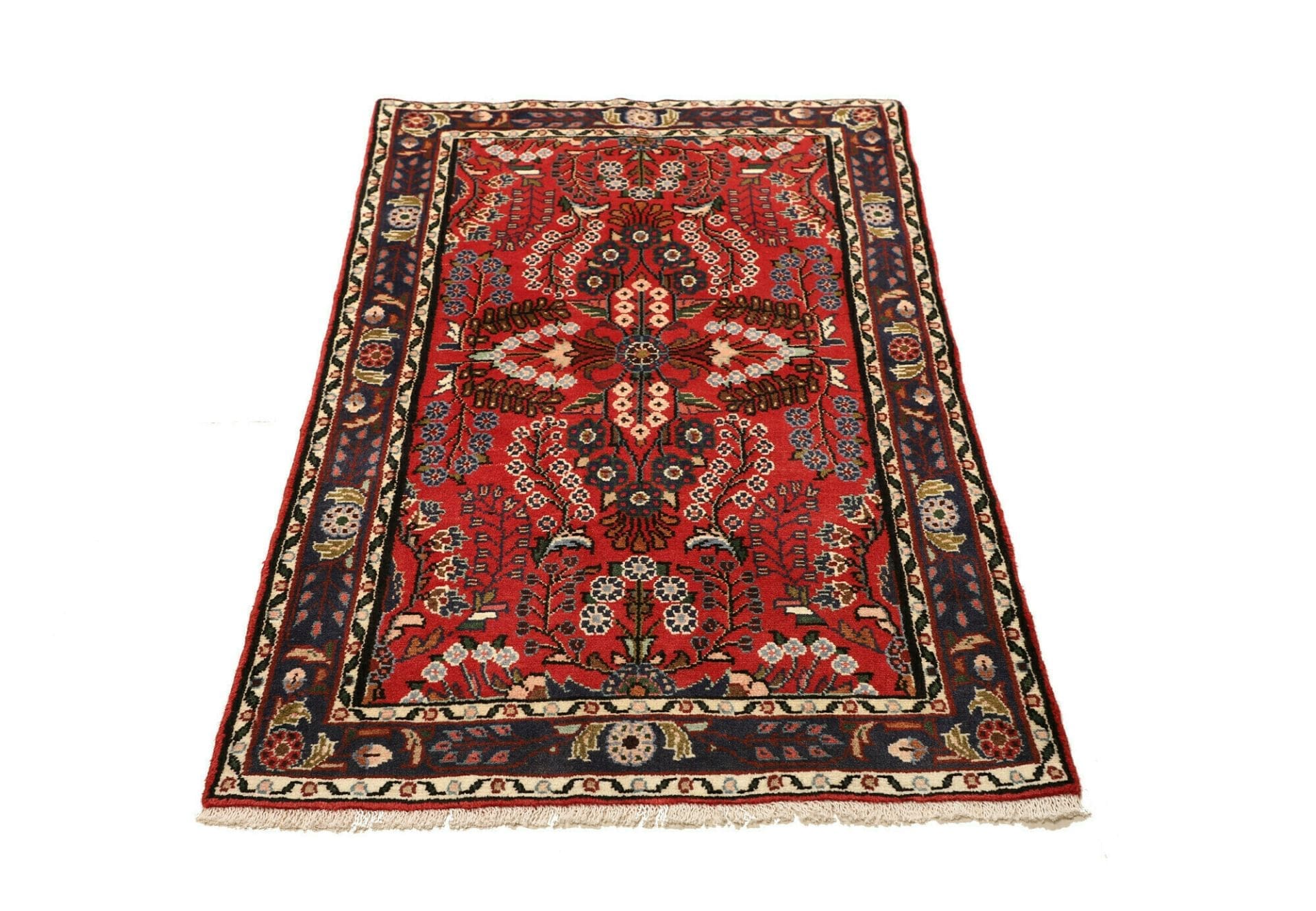 Handgeknüpfter Hamadan Perserteppich 83 × 131 cm