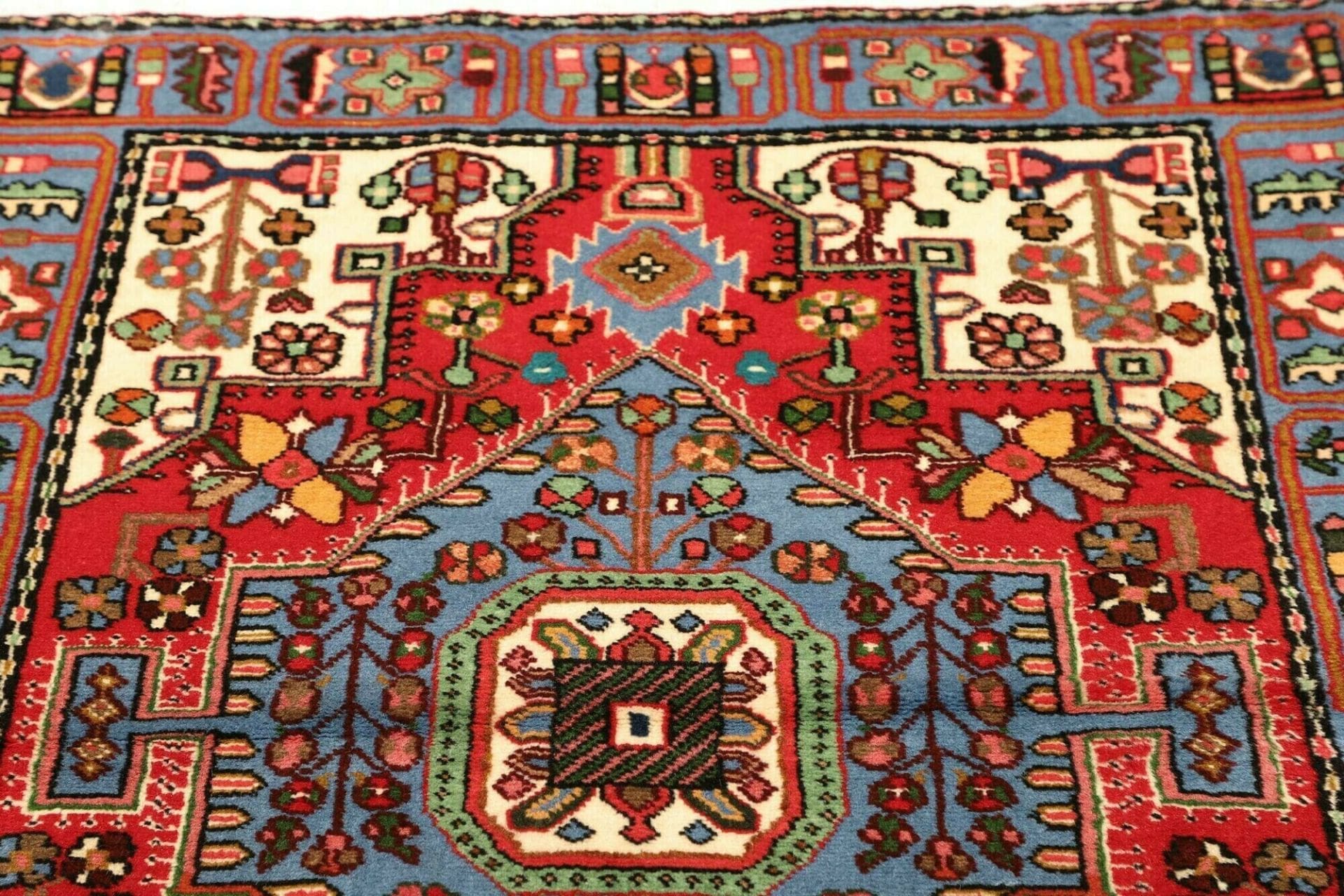 Hamadan Herati Perserteppich 107 × 149 cm aus Wolle, handgeknüpft