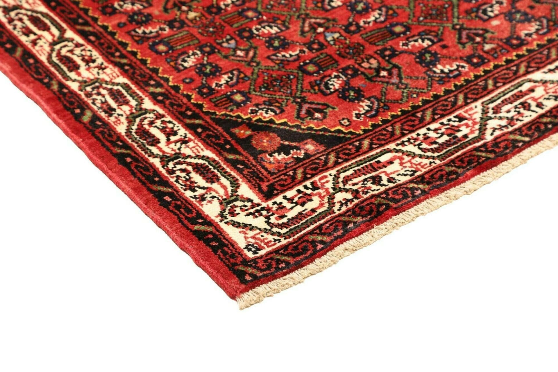 Handgeknüpfter Hamadan Perserteppich 113 × 155 cm