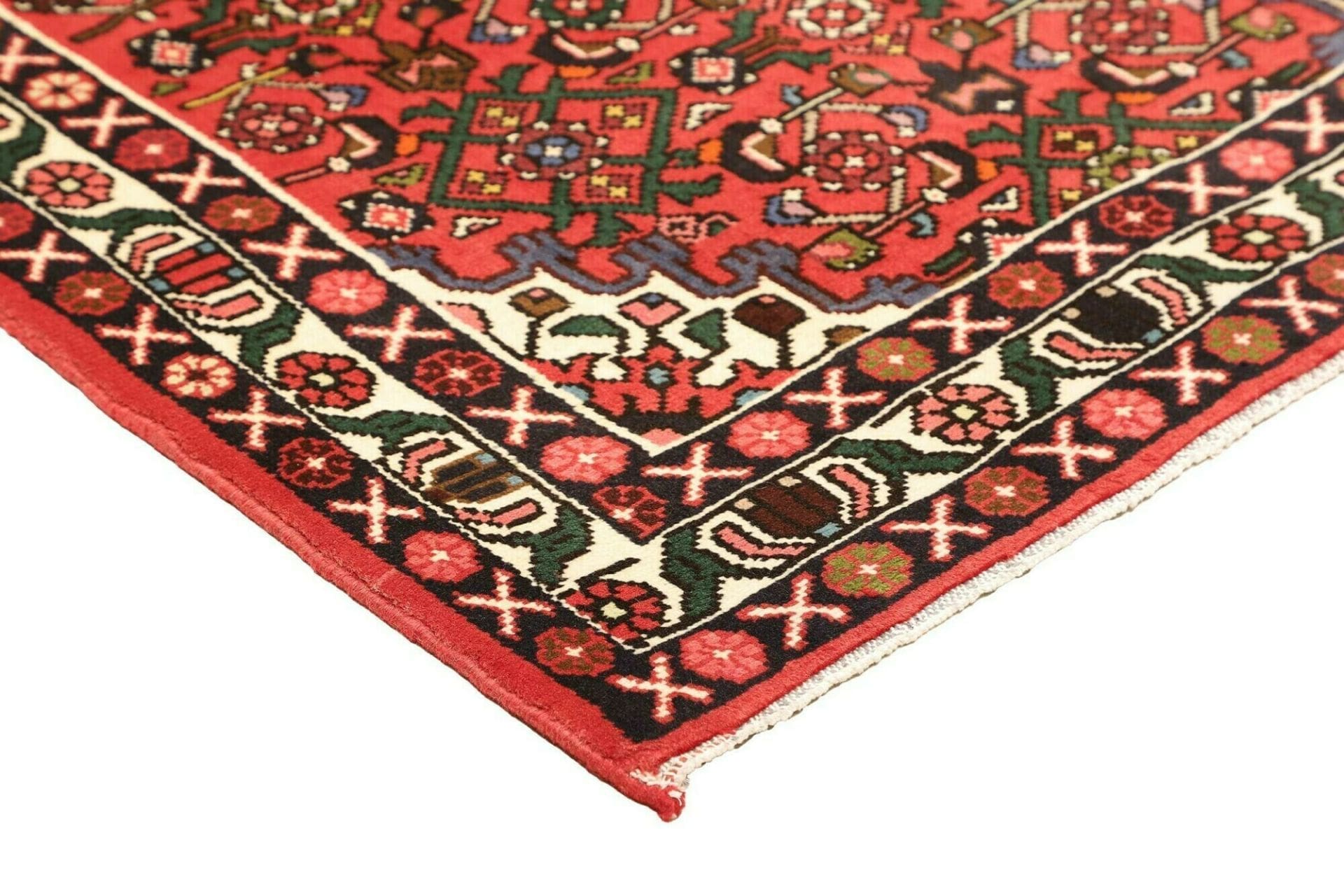 Hamadan Herati Perserteppich 107 × 152 cm aus Wolle, handgeknüpft
