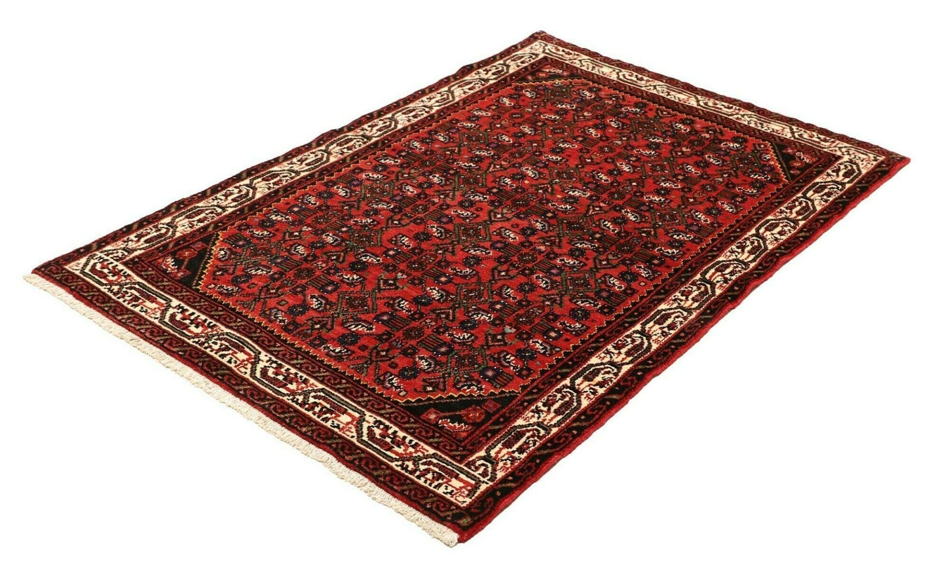 Hamadan Herati Perserteppich 107 × 157 cm aus Wolle, handgeknüpft
