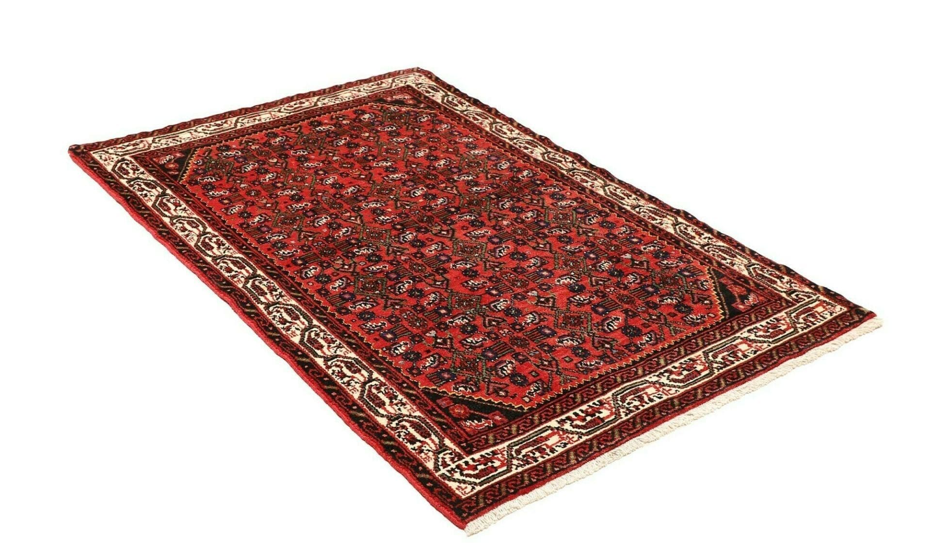 Hamadan Herati Perserteppich 107 × 157 cm aus Wolle, handgeknüpft