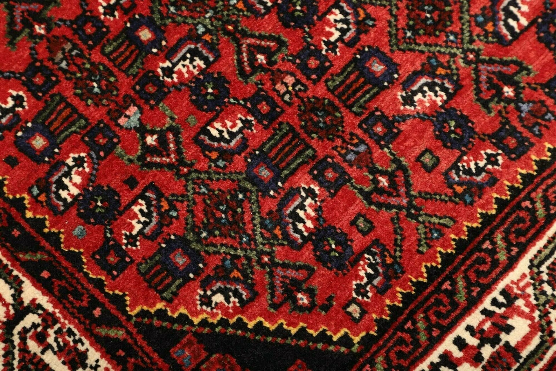Hamadan Herati Perserteppich 107 × 157 cm aus Wolle, handgeknüpft