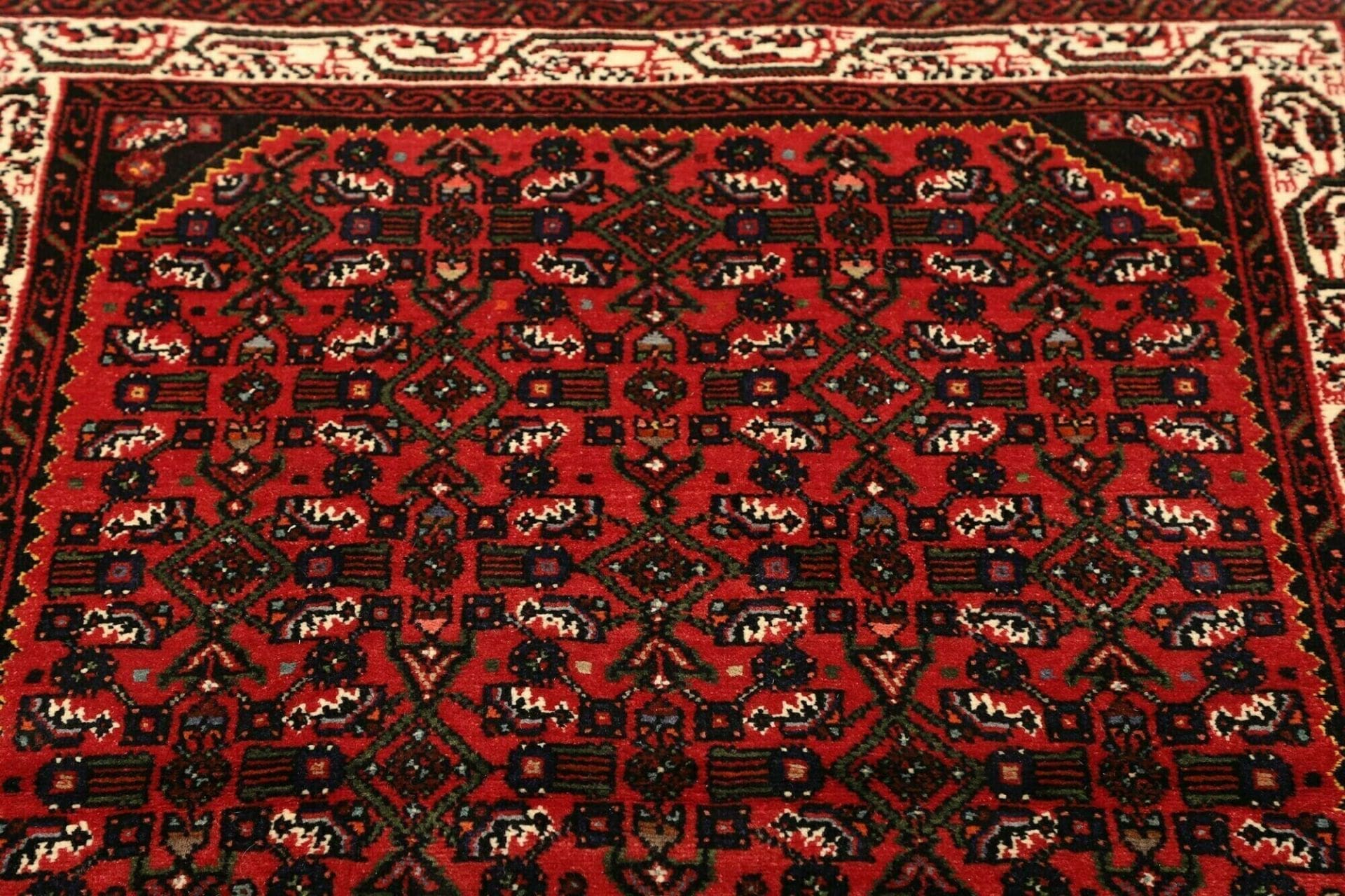Hamadan Herati Perserteppich 107 × 157 cm aus Wolle, handgeknüpft