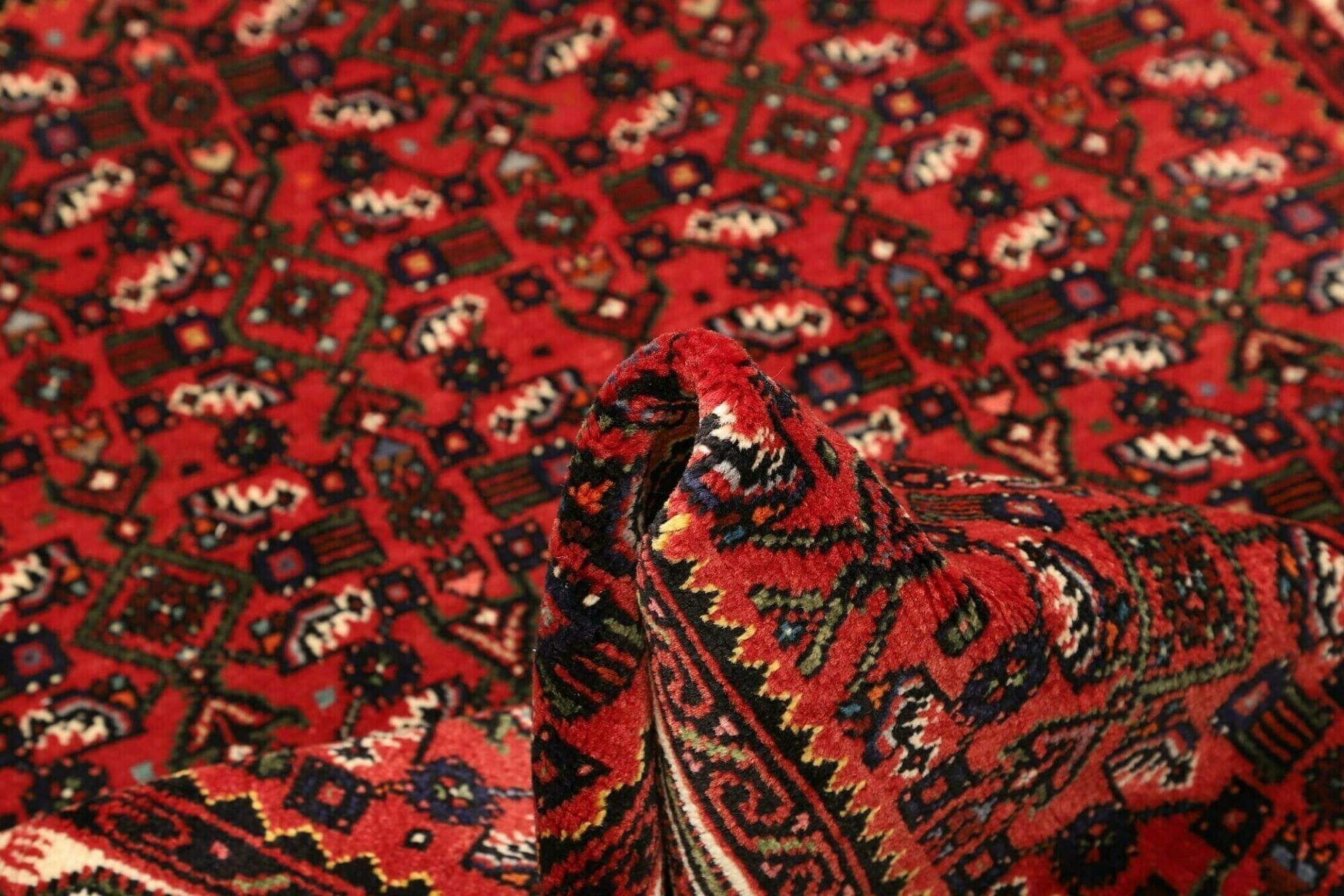 Hamadan Herati Perserteppich 107 × 157 cm aus Wolle, handgeknüpft