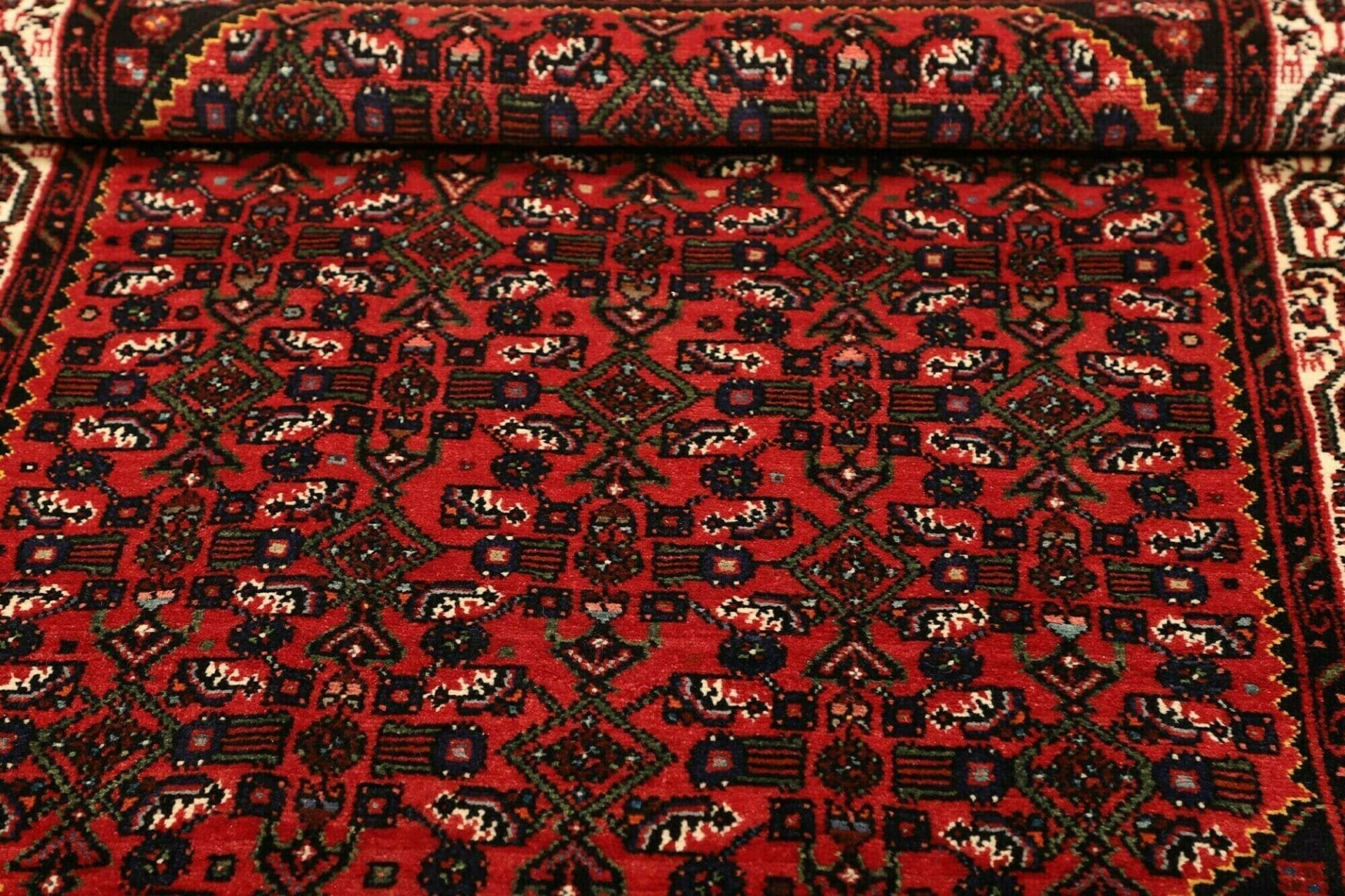 Hamadan Herati Perserteppich 107 × 157 cm aus Wolle, handgeknüpft