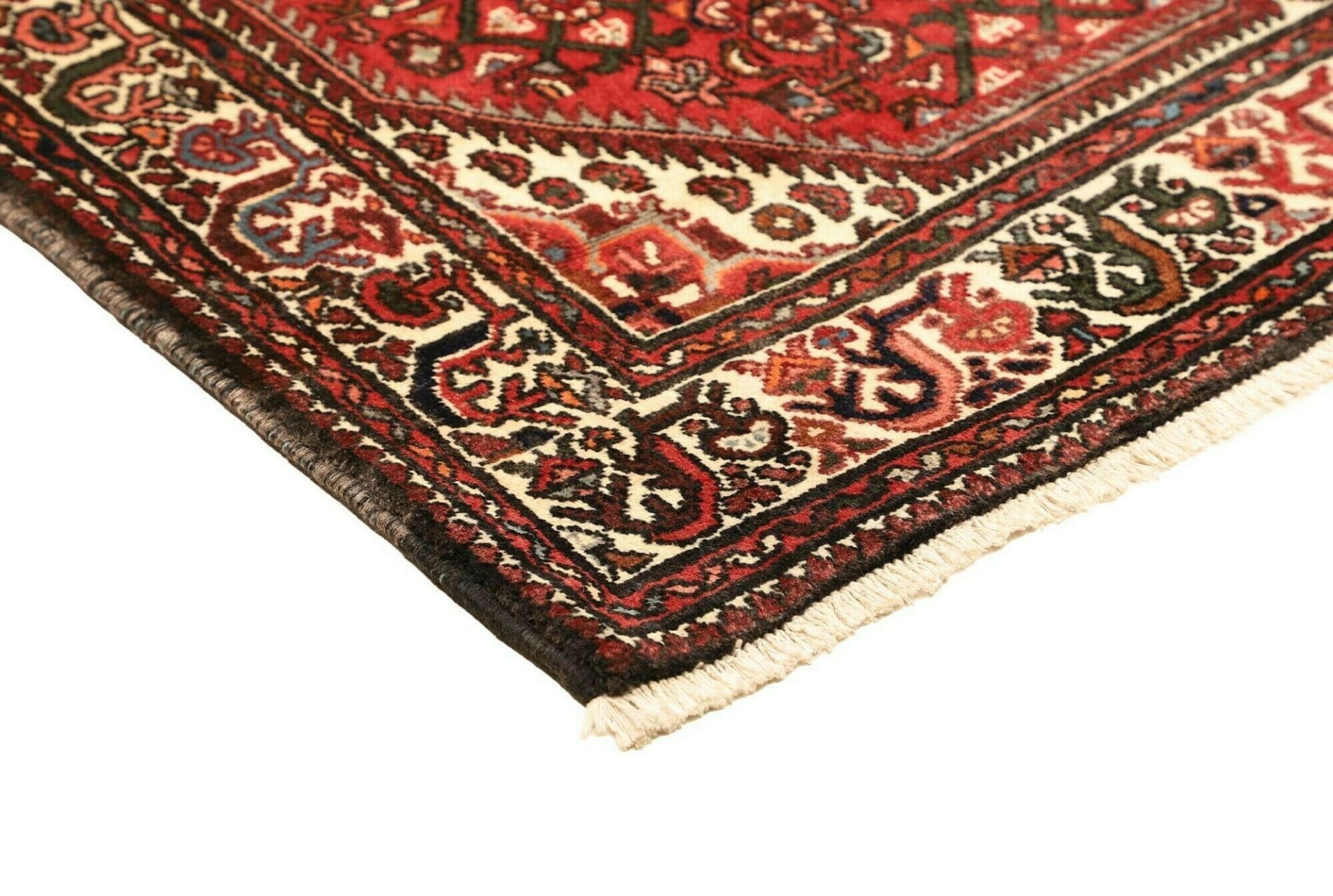 Hamadan Perserteppich 109 × 154 cm aus Wolle, handgeknüpft