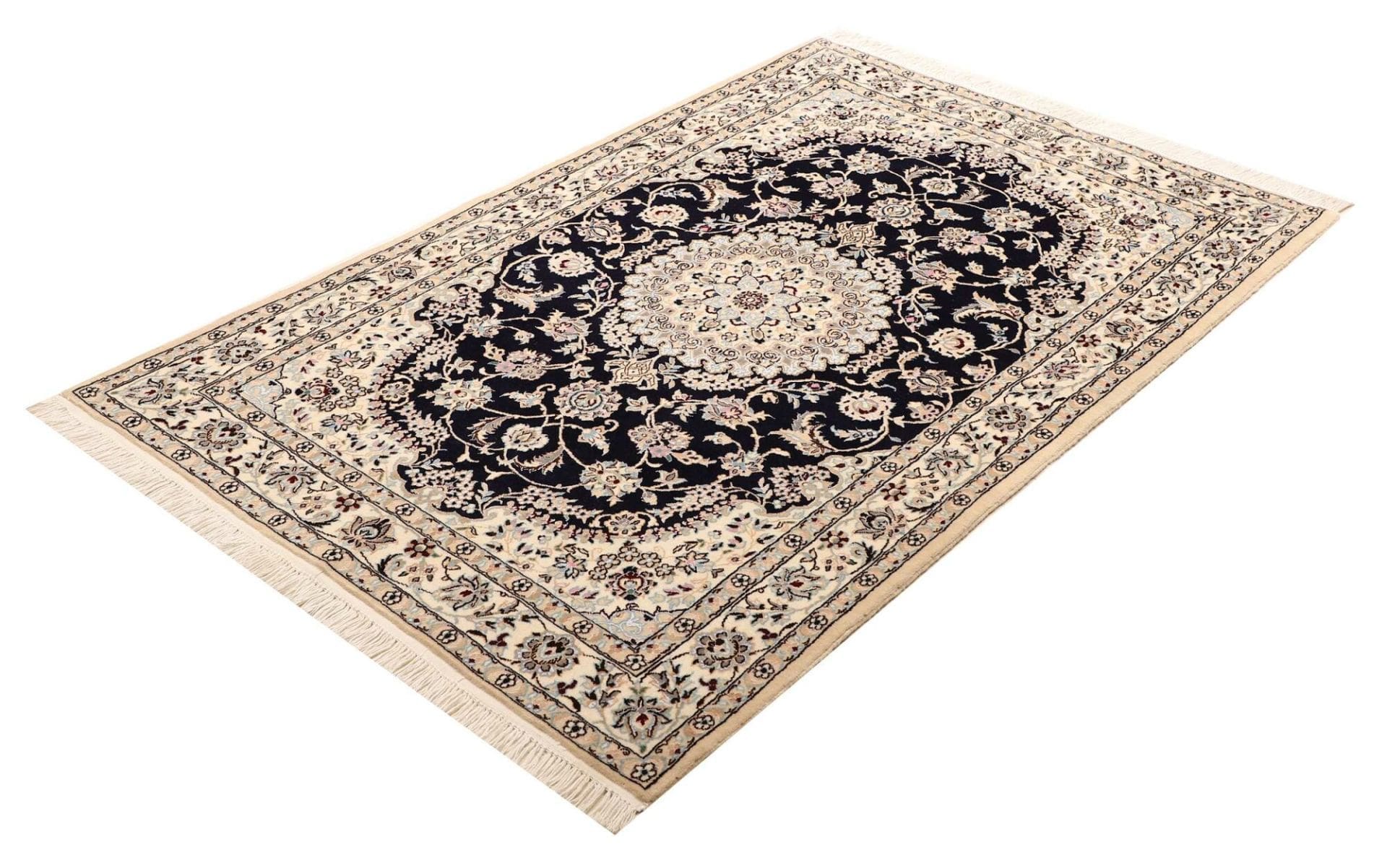 Nain Perserteppich 105 × 155 cm aus Wolle, handgeknüpft