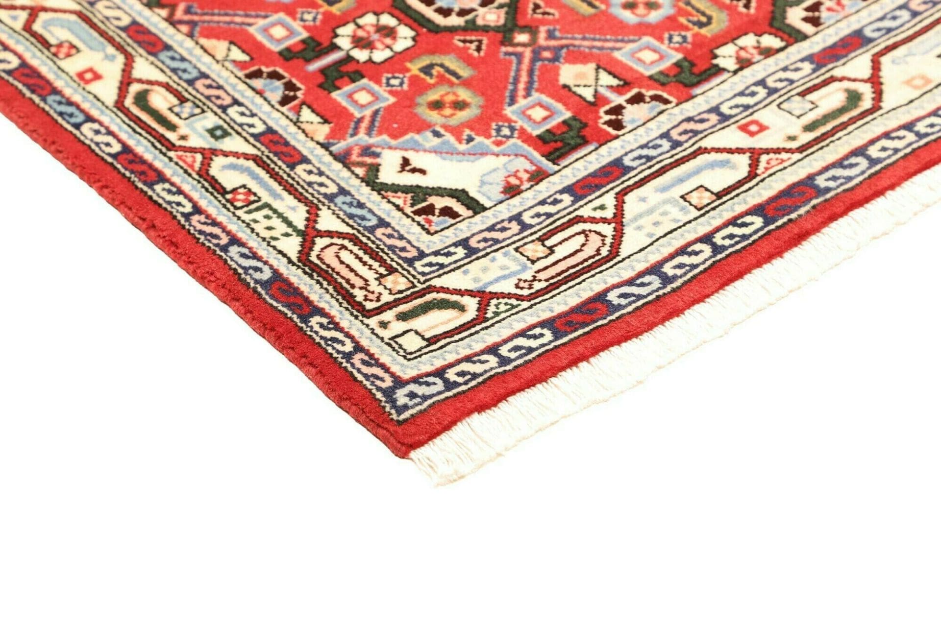 Hamadan Herati Perserteppich 105 × 154 cm aus Wolle, handgeknüpft