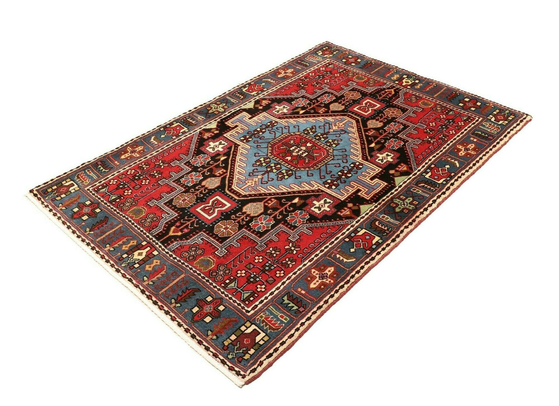 Hamadan Herati Perserteppich aus Iran, 115 × 165 cm