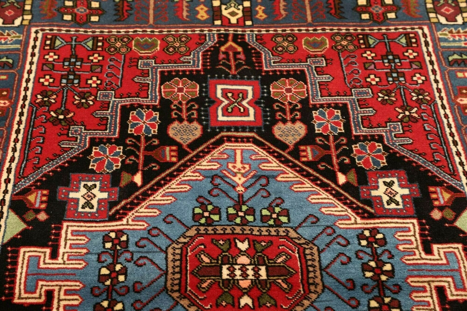 Hamadan Herati Perserteppich aus Iran, 115 × 165 cm