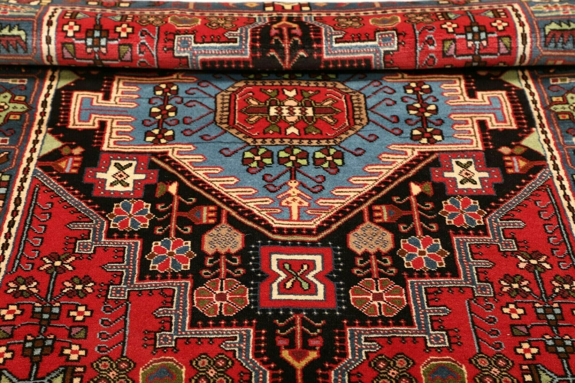 Hamadan Herati Perserteppich aus Iran, 115 × 165 cm