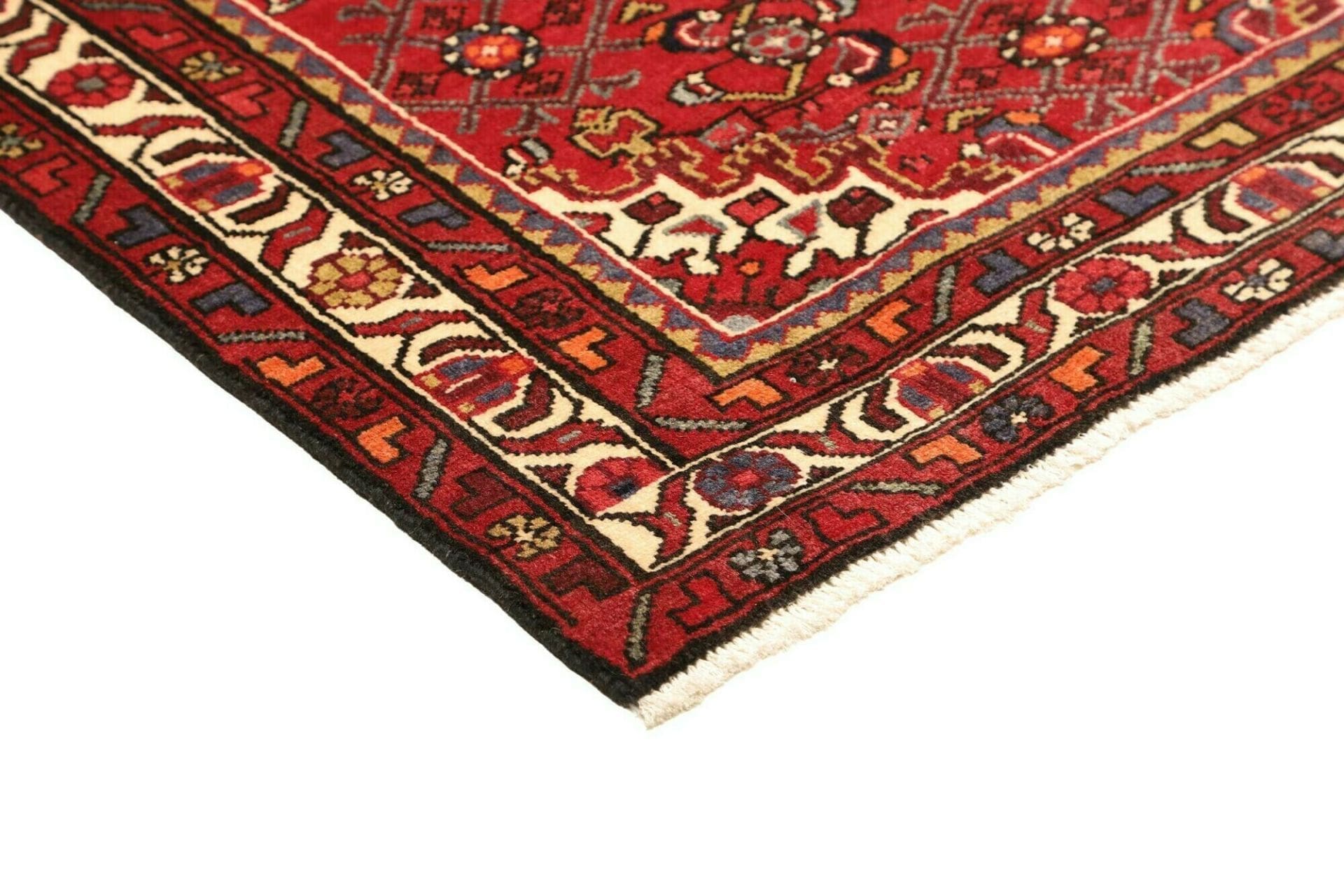 Hamadan Perserteppich aus Iran, 113 × 155 cm