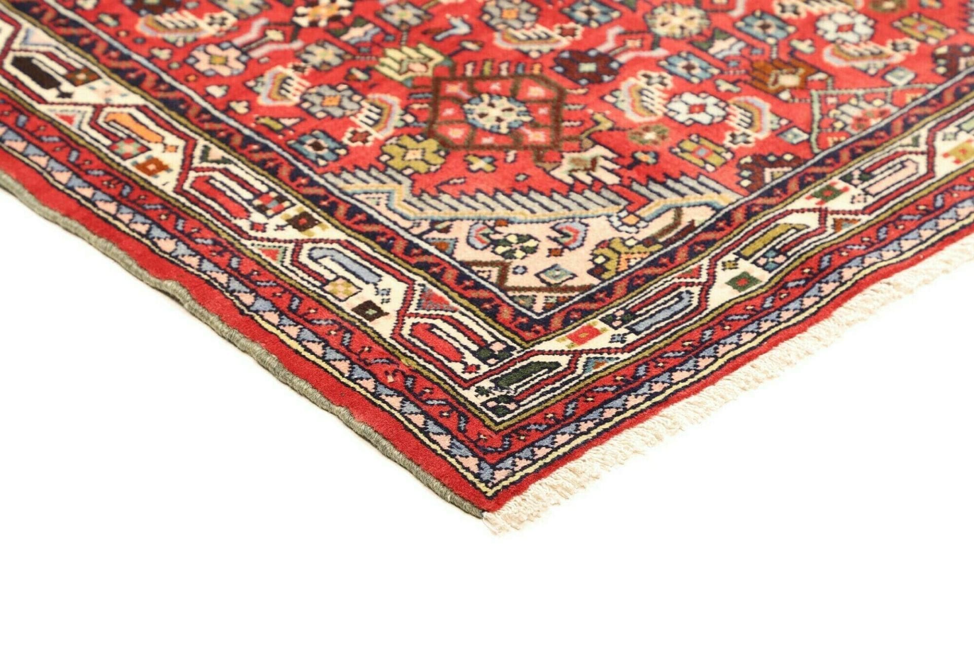 Handgeknüpfter Hamadan Perserteppich, 105 × 150 cm, Wolle