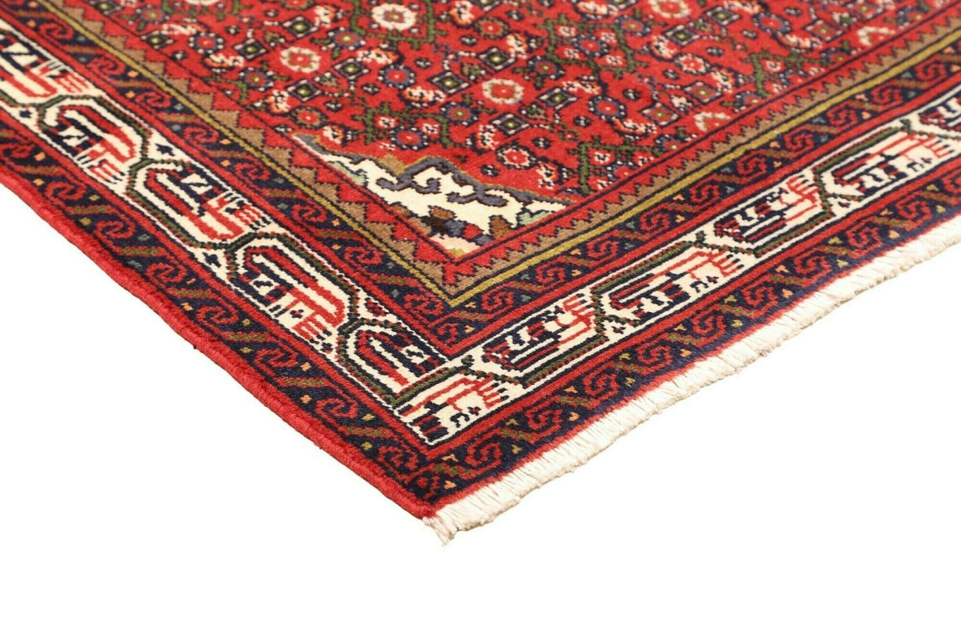 Handgeknüpfter Hamadan Perserteppich 106 × 159 cm
