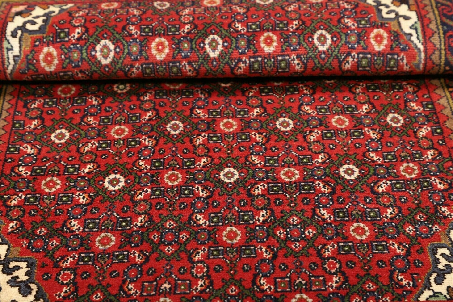 Handgeknüpfter Hamadan Perserteppich 106 × 159 cm