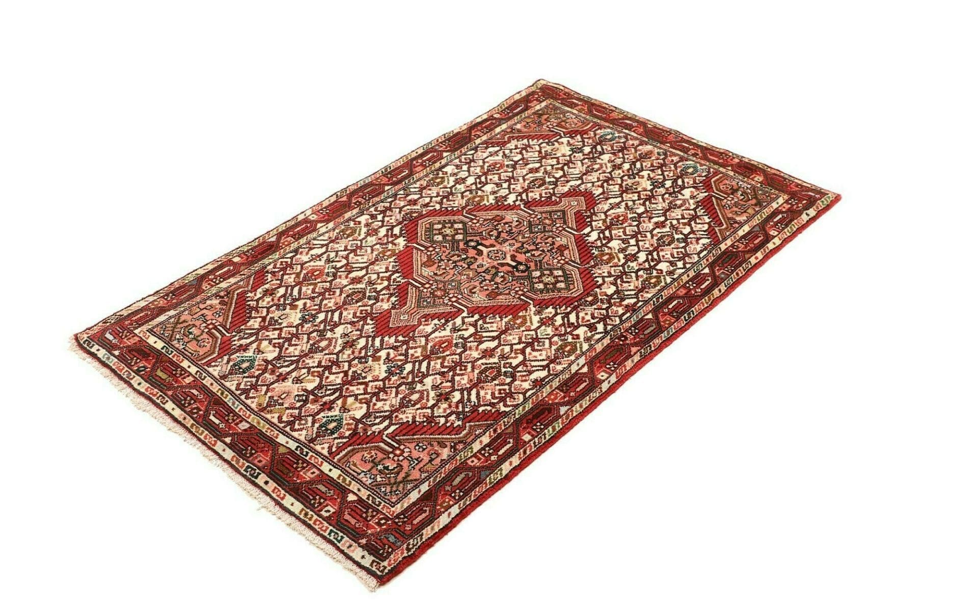 Hamadan Herati Perserteppich aus Iran, 86 × 142 cm